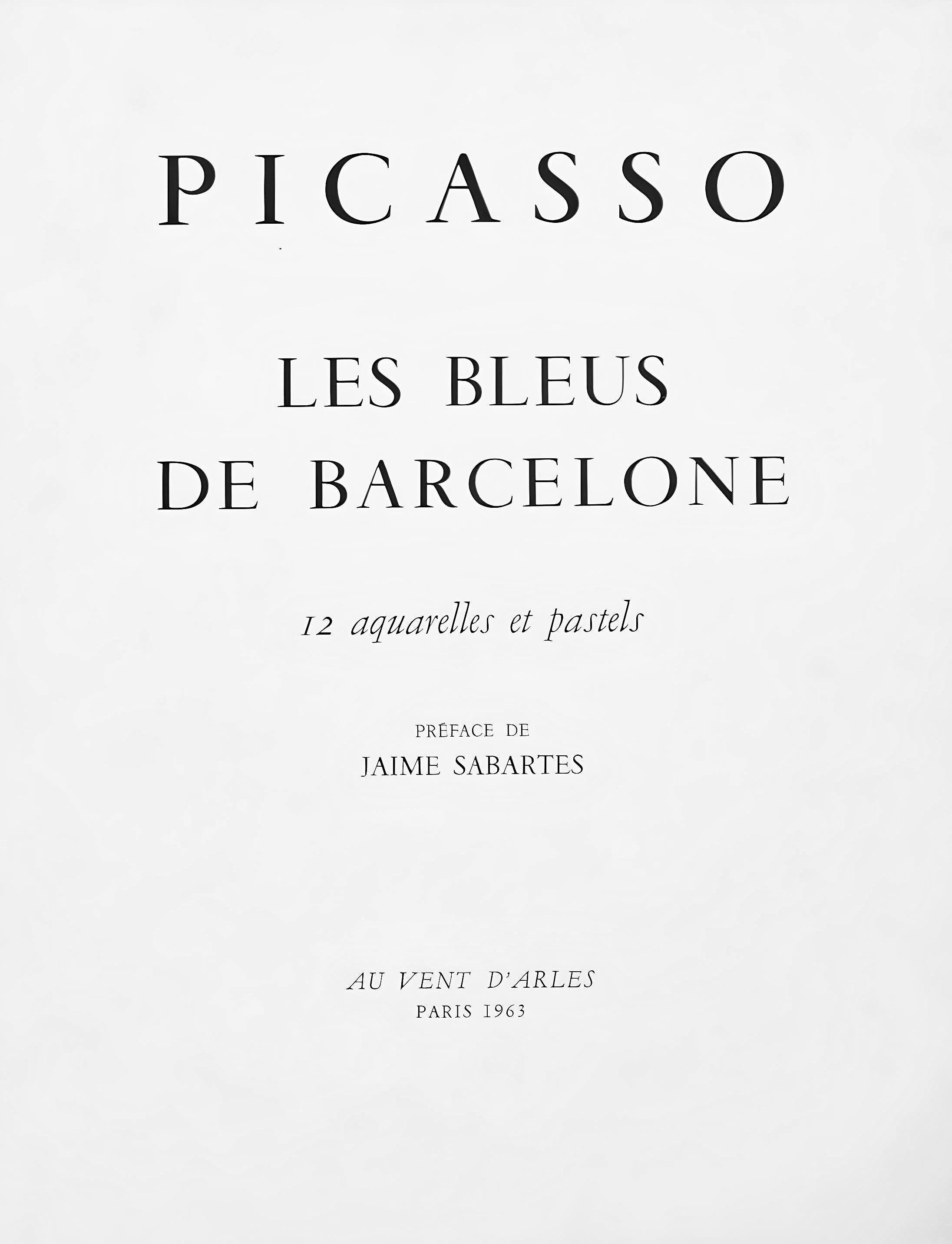 Lithographie et pochoir avec encres gouache et pastel sur papier vélin de Rives, reliée par une charnière d'archivage à la feuille de support en vélin de Rives, telle qu'elle a été émise. Inscription : signée dans la planche et non numérotée, telle