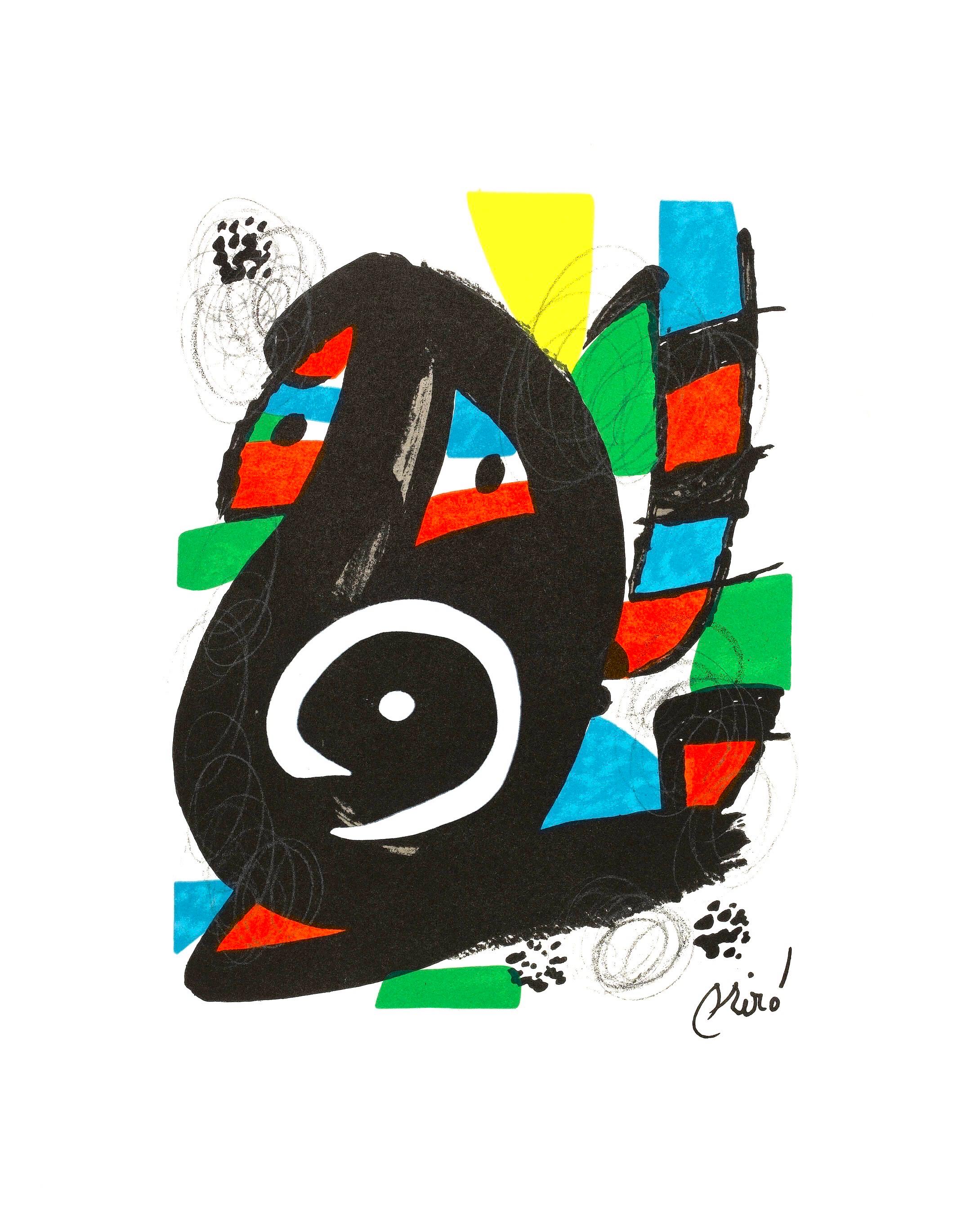 Joan Miro, The Acid Melody, from La Melodie acide, 1980