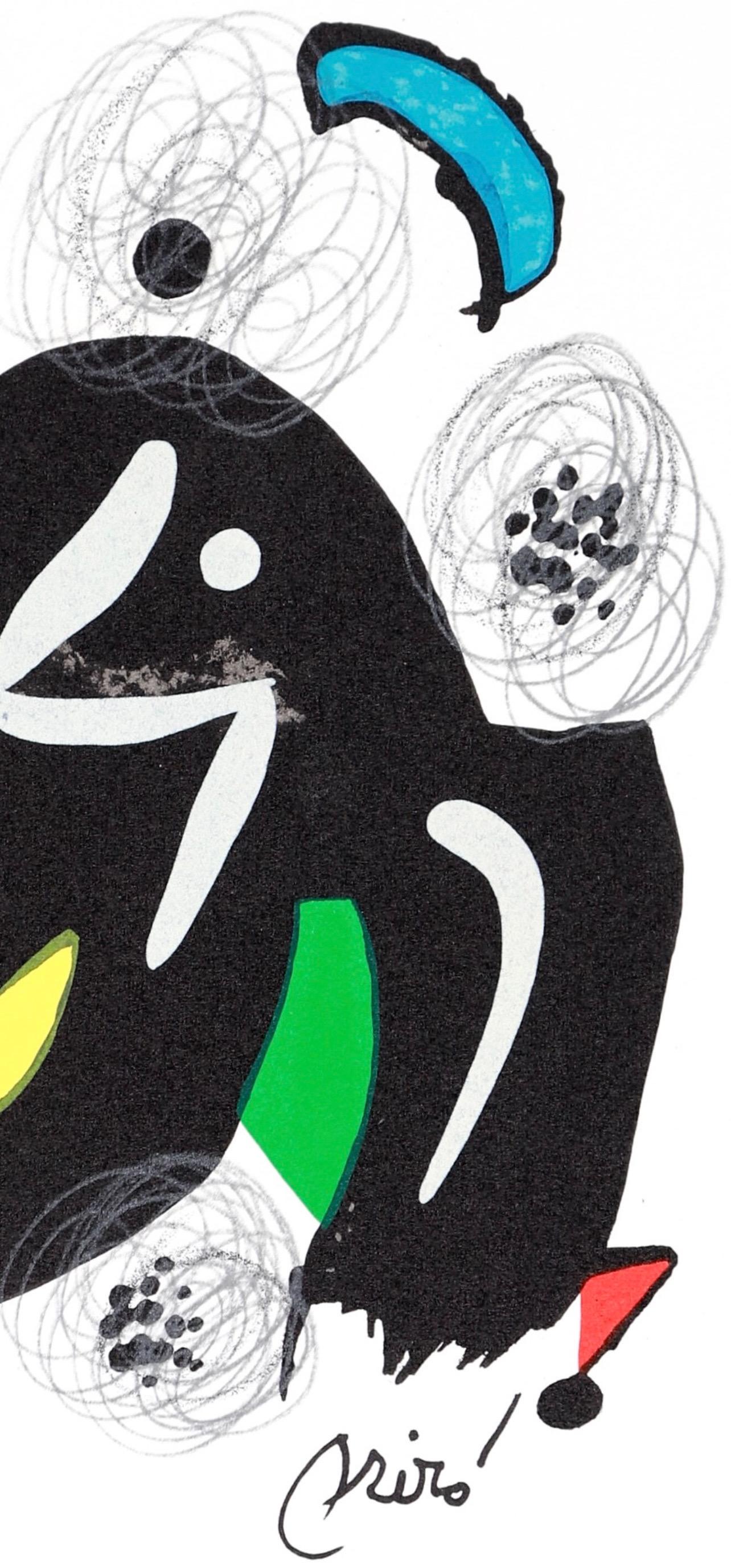 Komposition (Mourlot 1212-1225; Cramer 248), La mélodie acide, Joan Miró im Angebot 3