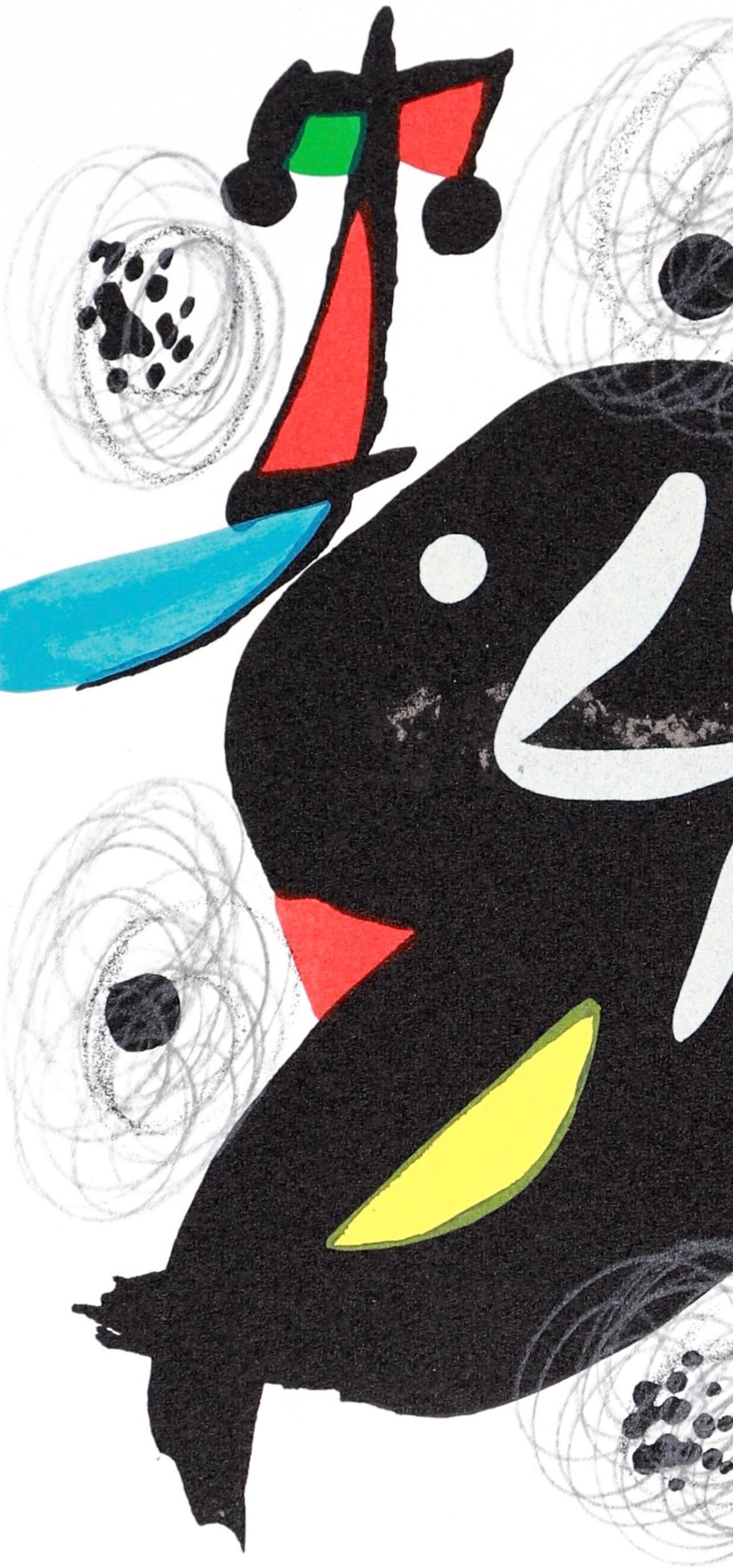 Komposition (Mourlot 1212-1225; Cramer 248), La mélodie acide, Joan Miró im Angebot 2