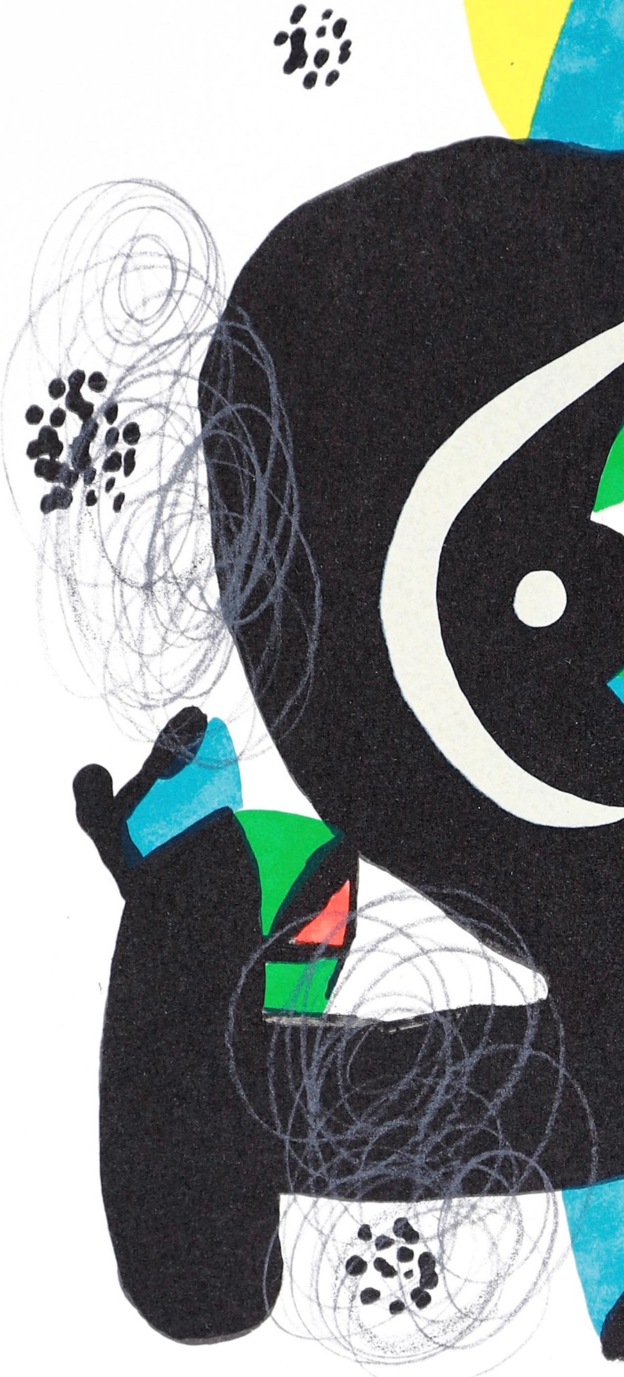 Joan Miro, The Acid Melody, from La Melodie acide, 1980 - Modern Print by Joan Miró