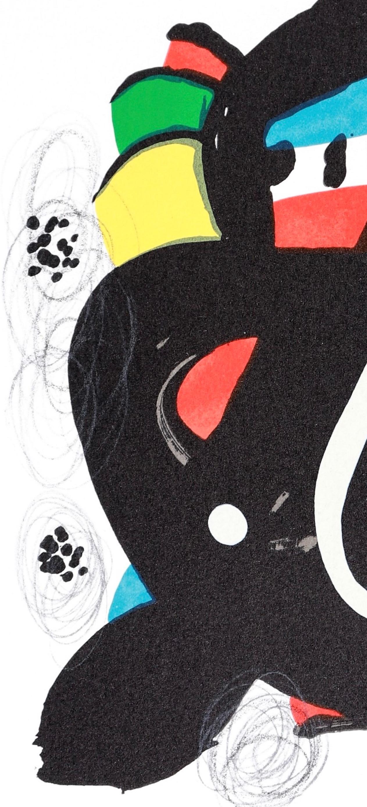 Joan Miro, The Acid Melody, from La Melodie acide, 1980 - Modern Print by Joan Miró