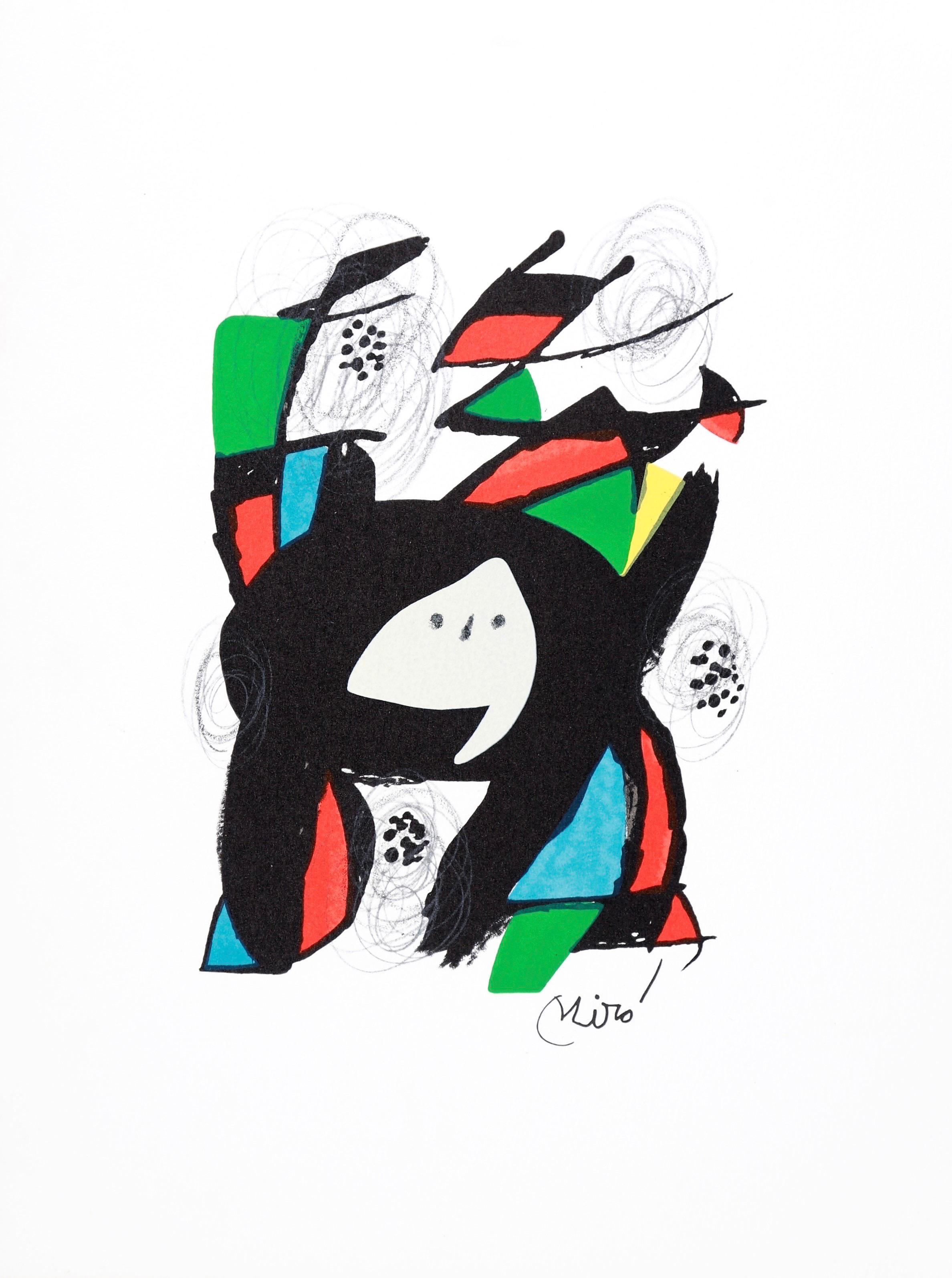 Joan Miro, The Acid Melody, from La Melodie acide, 1980