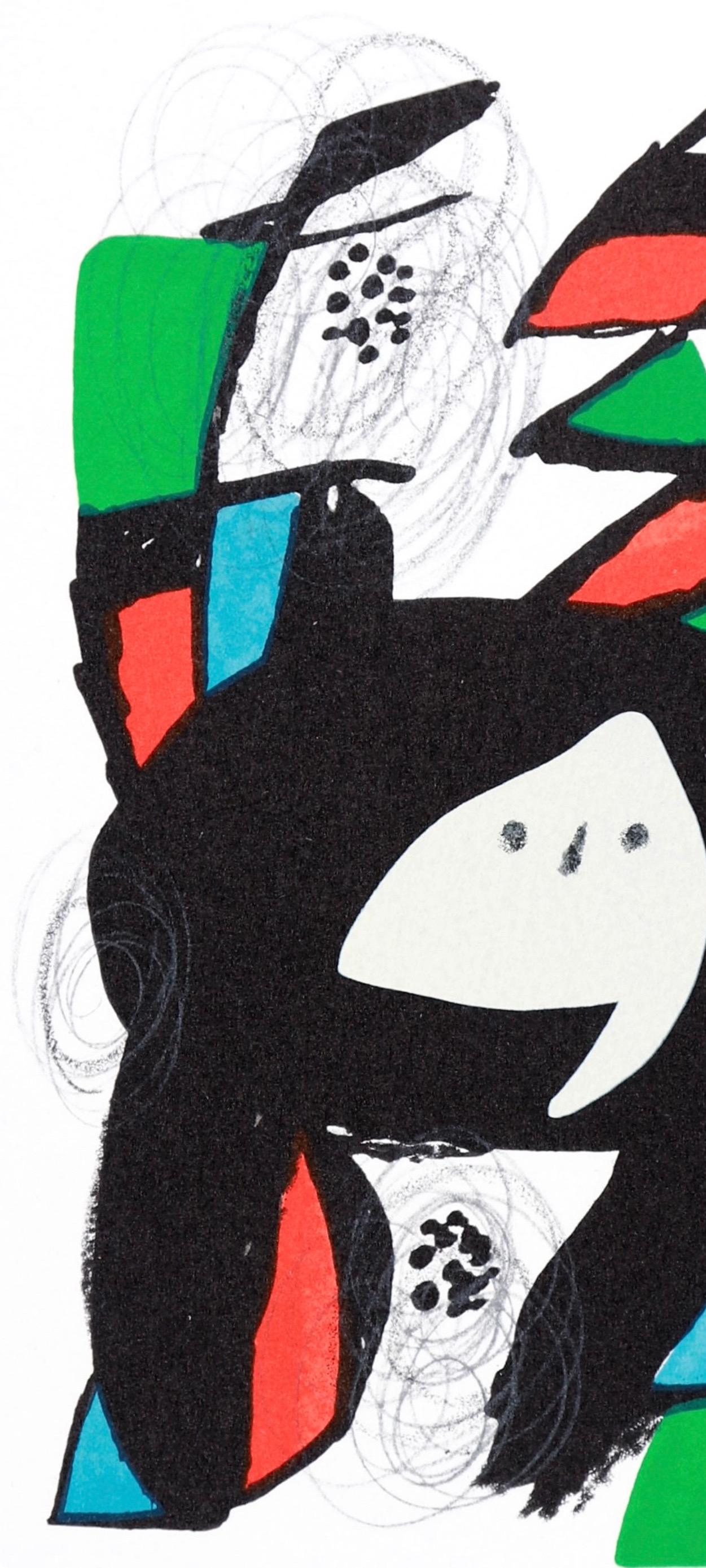 Joan Miro, The Acid Melody, from La Melodie acide, 1980 - Modern Print by Joan Miró