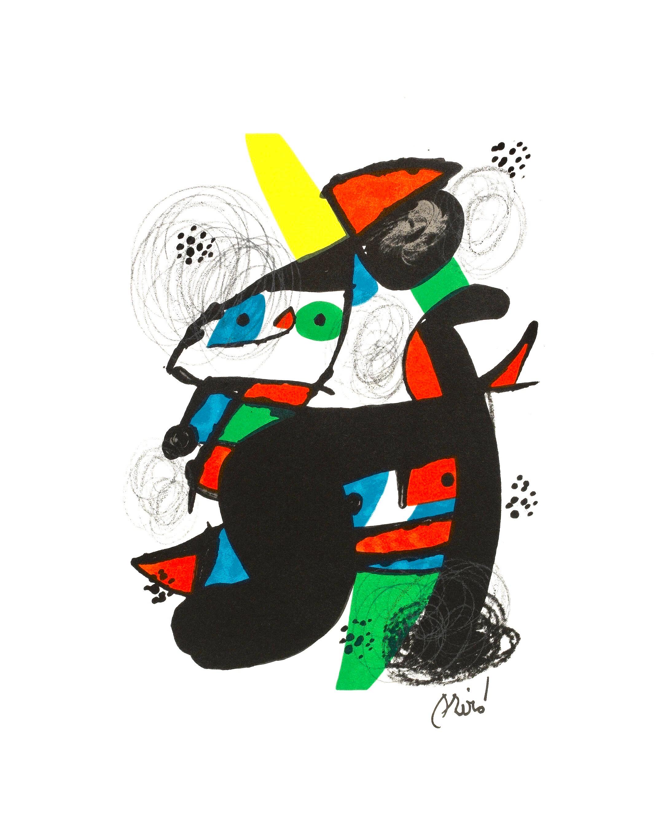 Joan Miro, The Acid Melody, from La Melodie acide, 1980