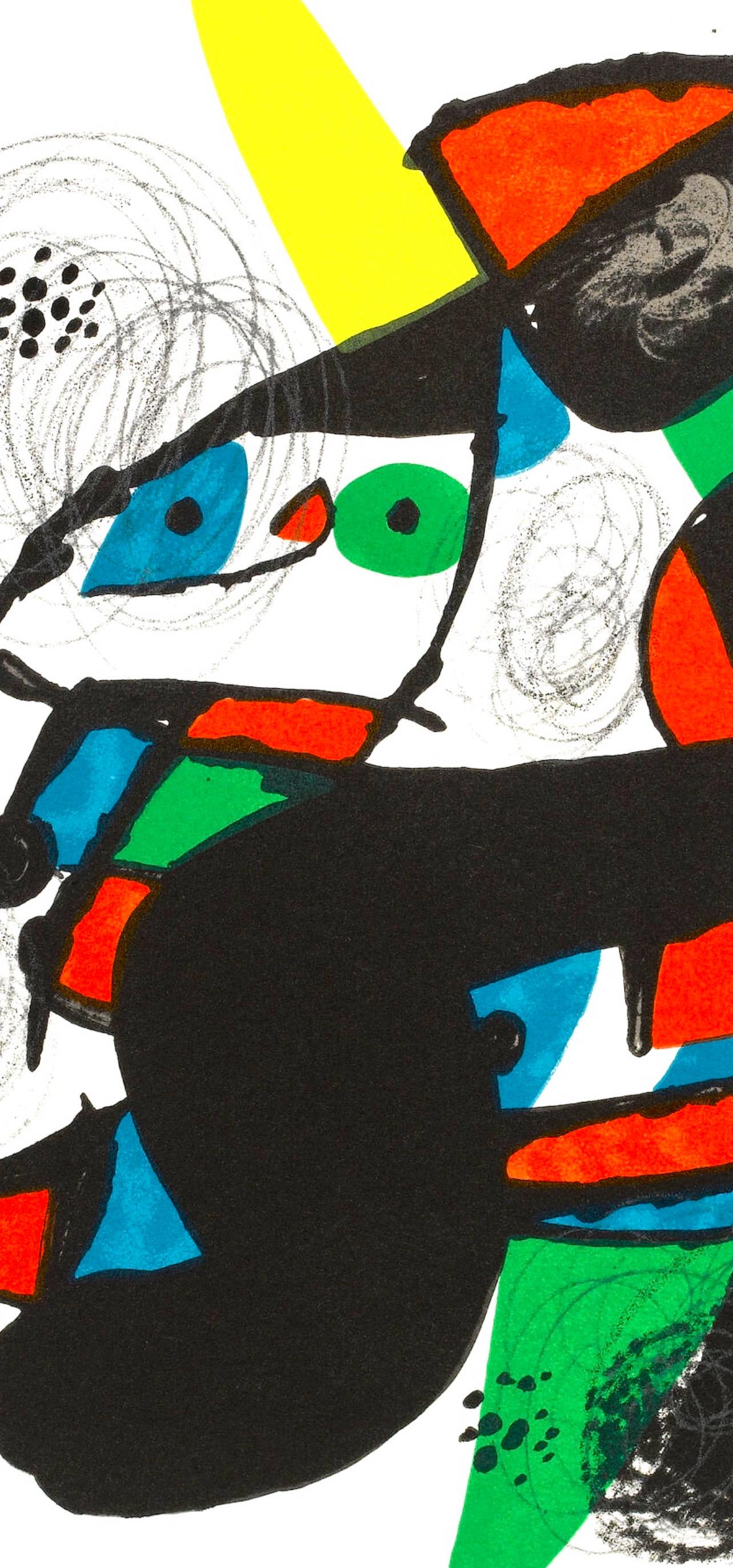 Joan Miro, The Acid Melody, from La Melodie acide, 1980 - Modern Print by Joan Miró