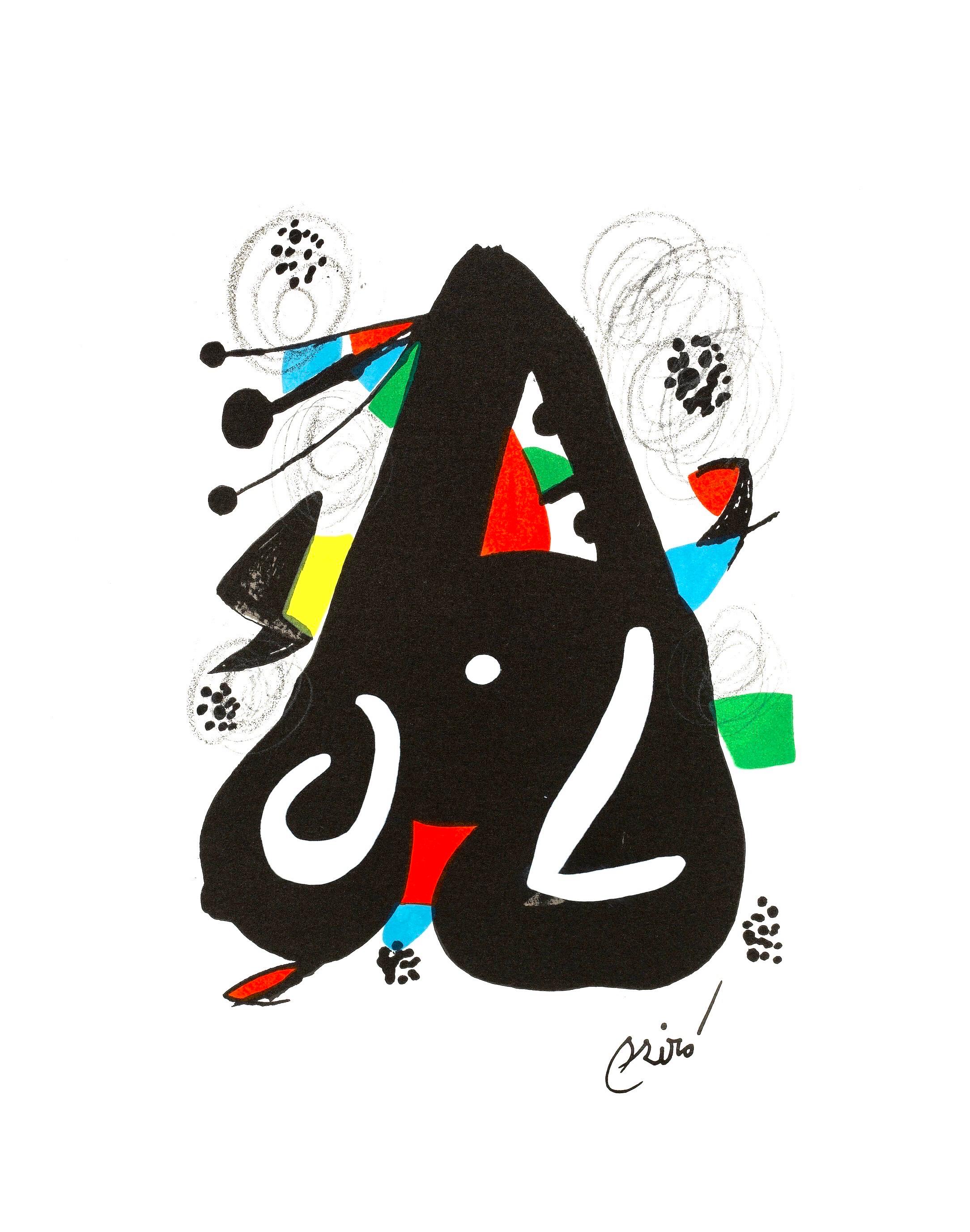 Joan Miro, The Acid Melody, from La Melodie acide, 1980