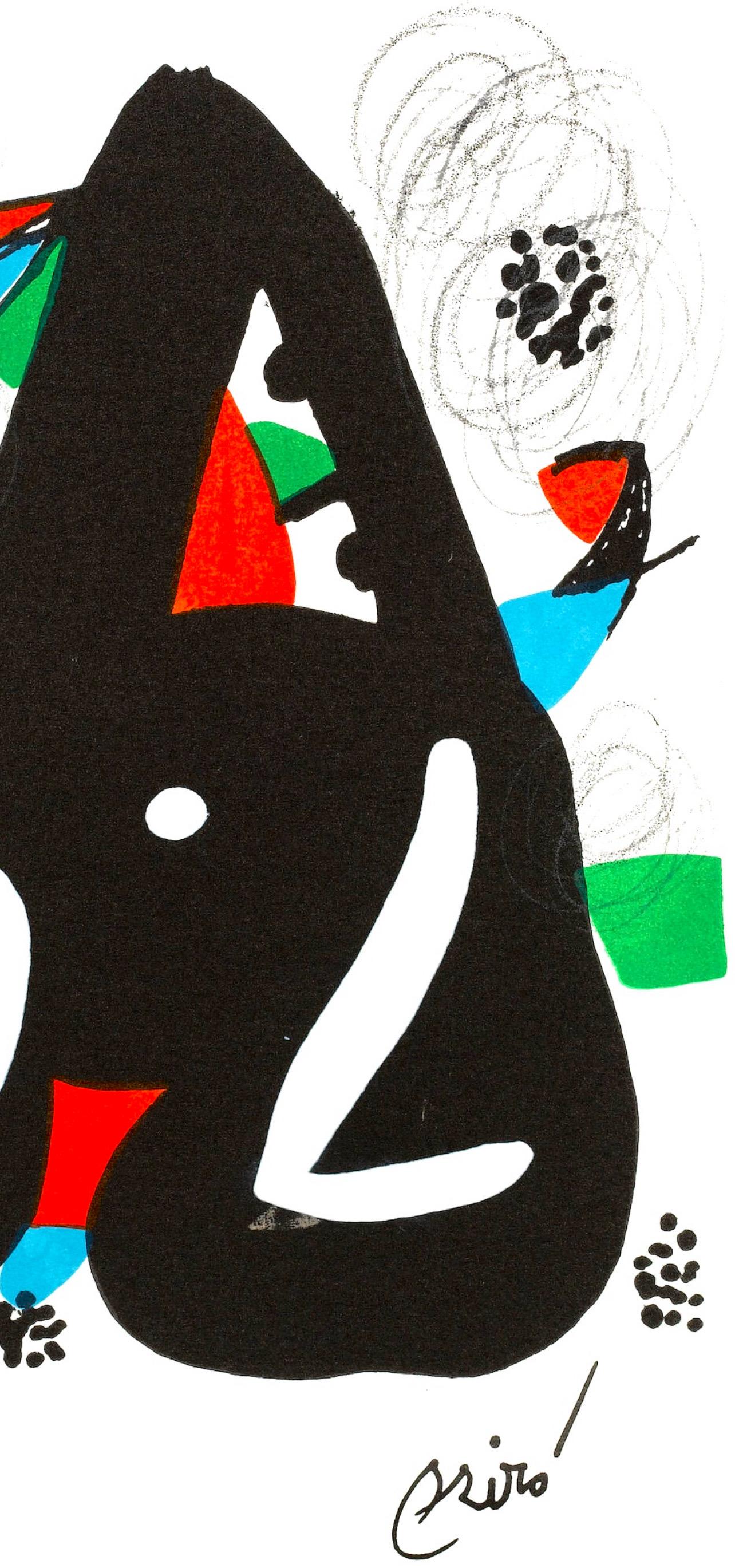 Komposition (Mourlot 1212-1225; Cramer 248), La mélodie acide, Joan Miró im Angebot 3