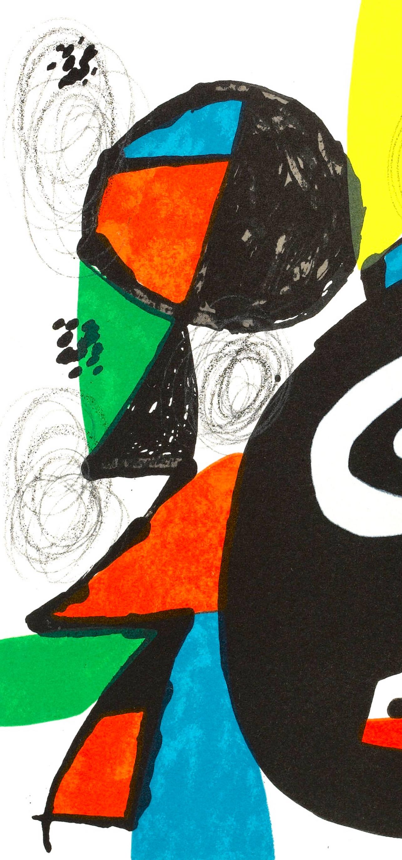 Joan Miro, The Acid Melody, from La Melodie acide, 1980 - Modern Print by Joan Miró