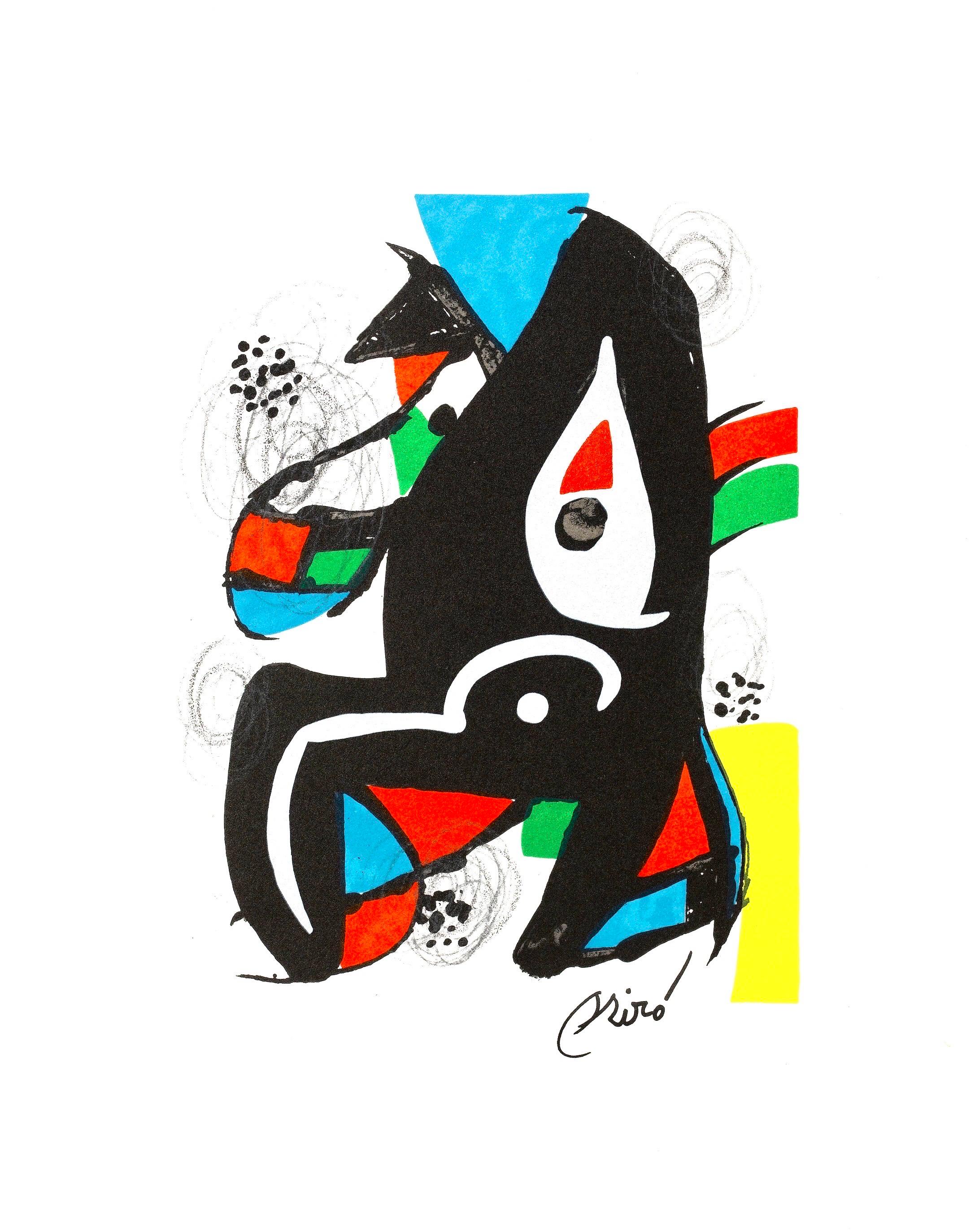 Joan Miro, The Acid Melody, from La Melodie acide, 1980