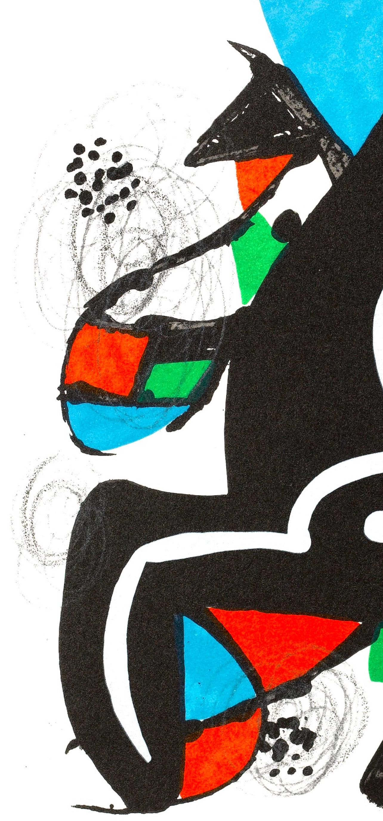 Joan Miro, The Acid Melody, from La Melodie acide, 1980 - Modern Print by Joan Miró