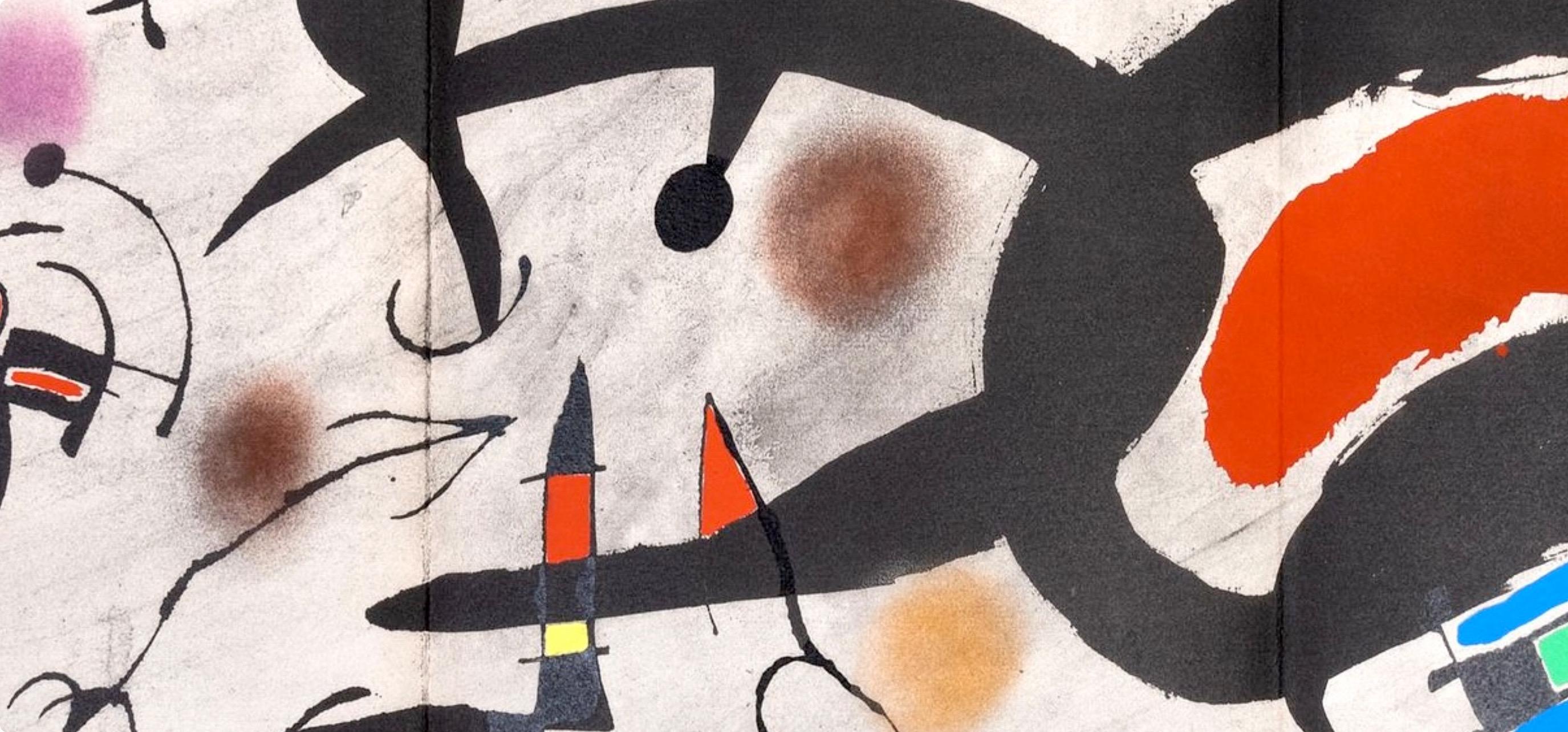 Joan Miro, Untitled, from The Sun Bird, The Moon Bird, Sparks, 1967 (after) - Surrealist Print by Joan Miró