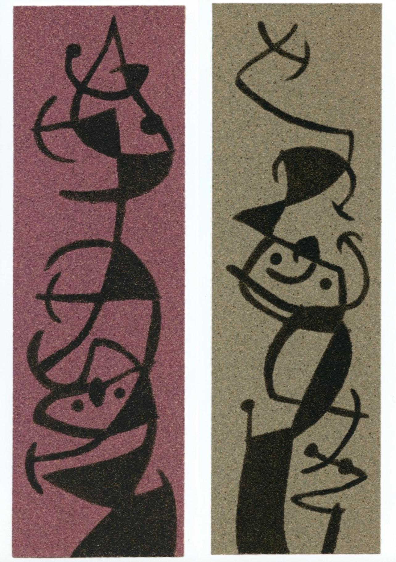 Joan Miro, Untitled, from The Sun Bird, The Moon Bird, Sparks, 1967 (after)