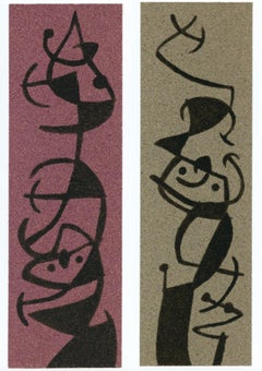 Joan Miro, Untitled, from The Sun Bird, The Moon Bird, Sparks, 1967 (after)