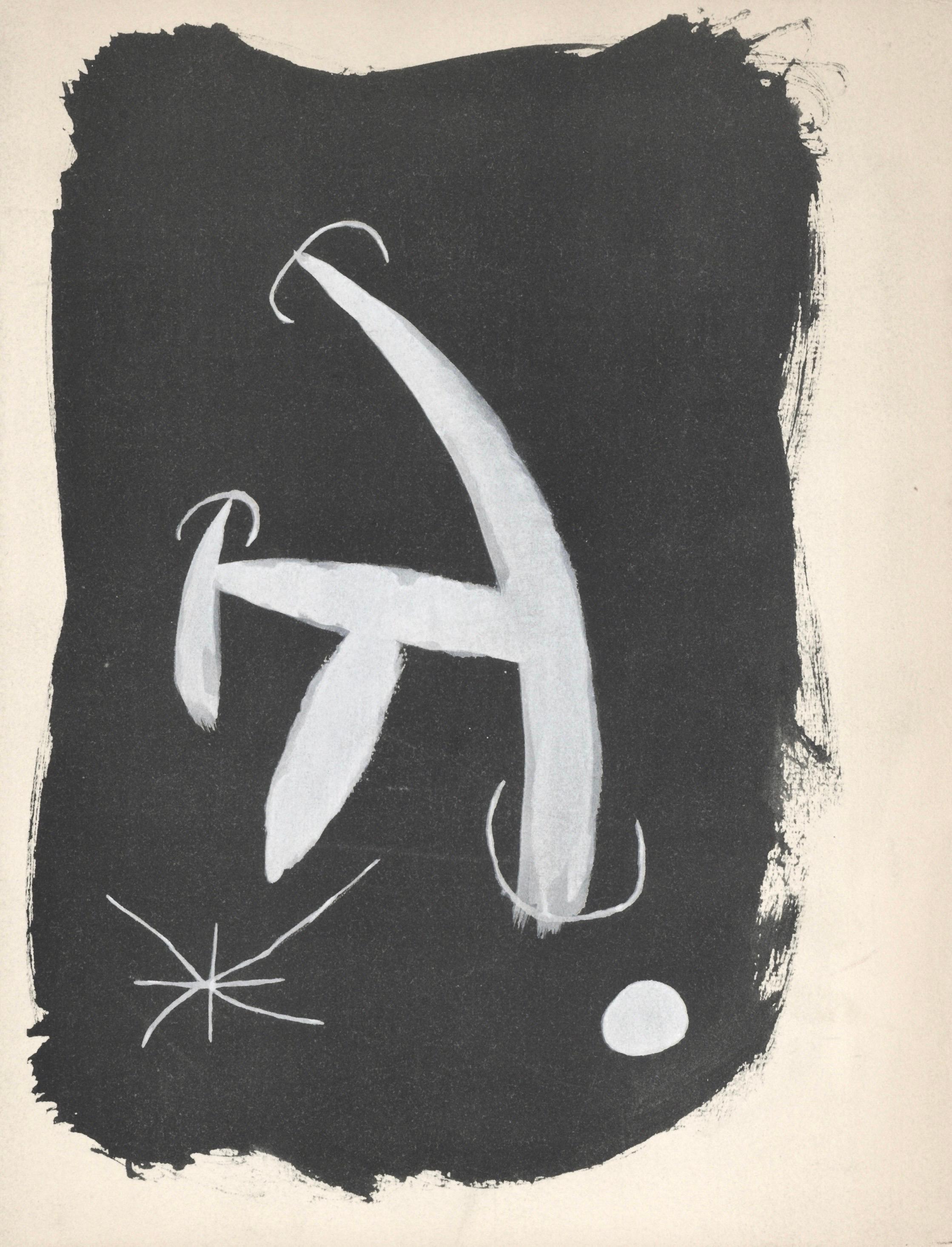 Joan Miro, Untitled, from The Sun Bird, The Moon Bird, Sparks, 1967 (after)