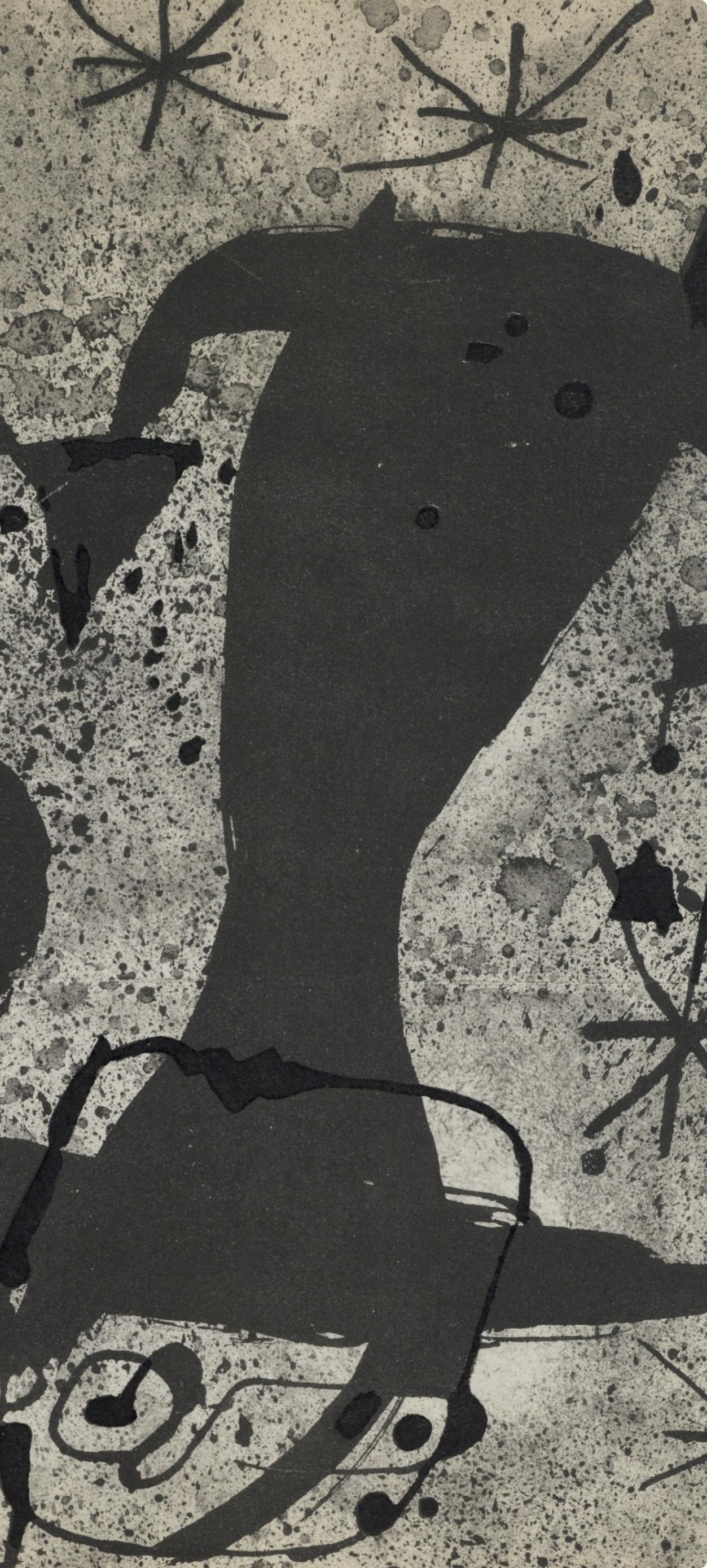 Joan Miro, Untitled, from The Sun Bird, The Moon Bird, Sparks, 1967 (after) - Print by Joan Miró