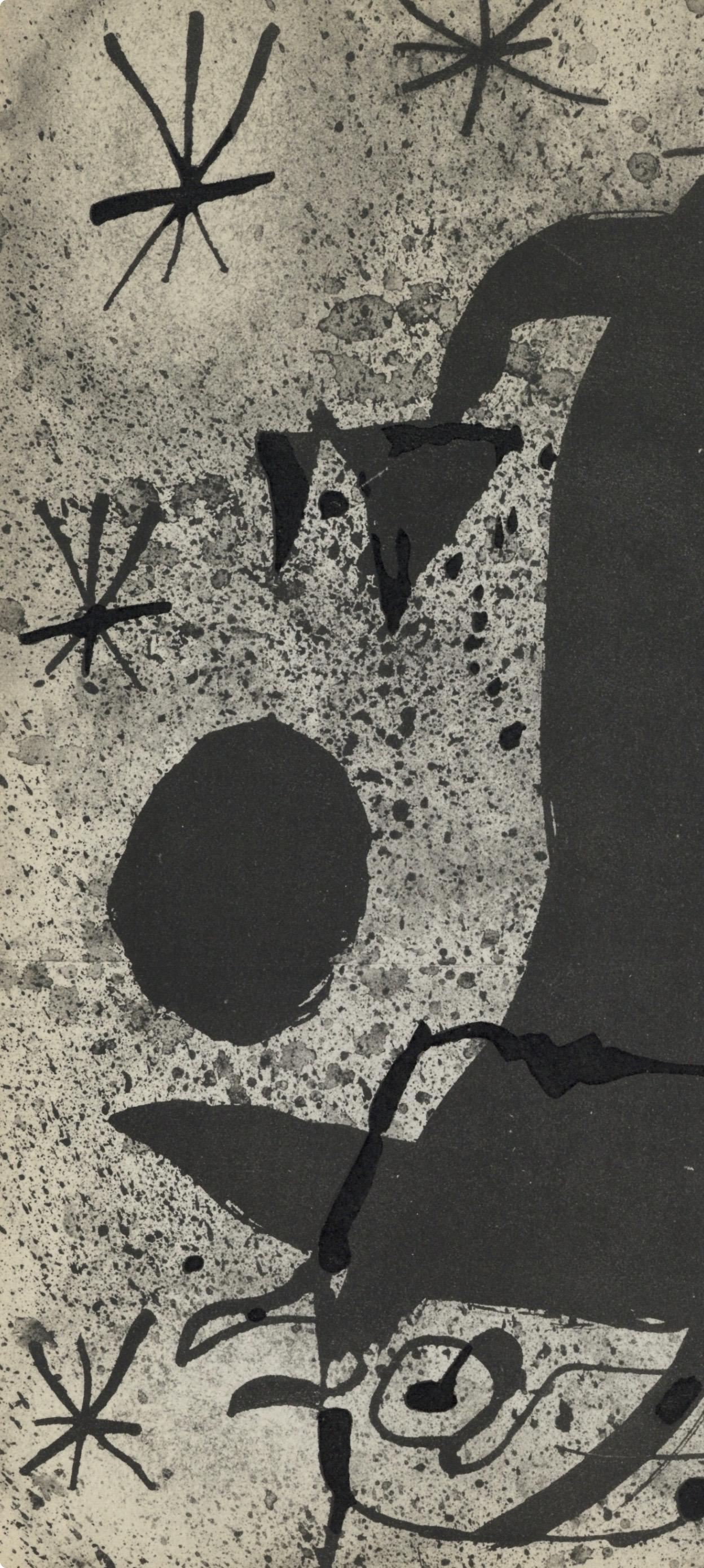 Joan Miro, Untitled, from The Sun Bird, The Moon Bird, Sparks, 1967 (after) - Surrealist Print by Joan Miró