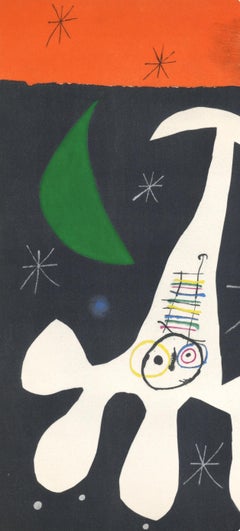 Joan Miro, Untitled, from The Sun Bird, The Moon Bird, Sparks, 1967 (after)