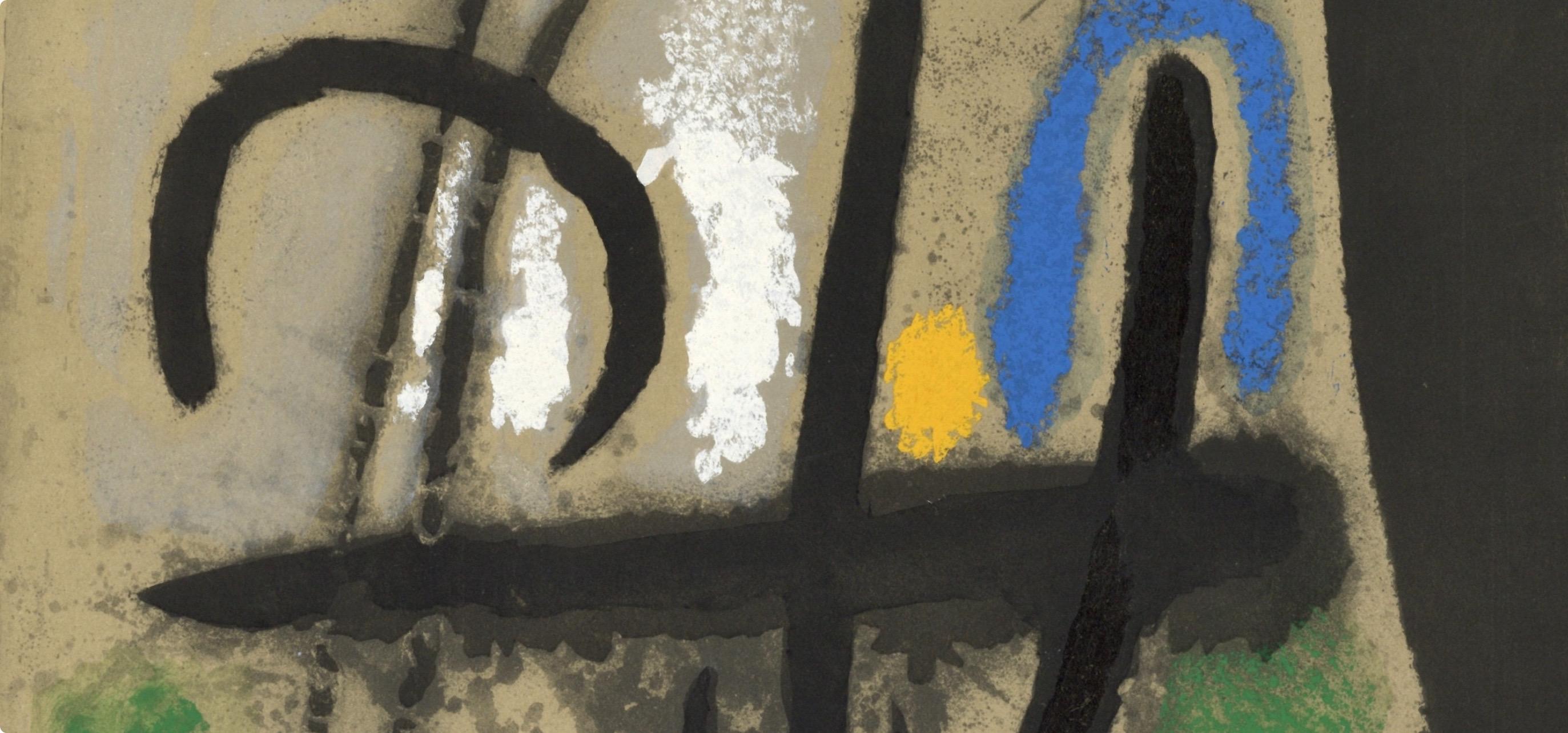 Joan Miro, Birds in a Landscape, from Cardboards 1959–1965, 1965 (after) - Surrealist Print by Joan Miró