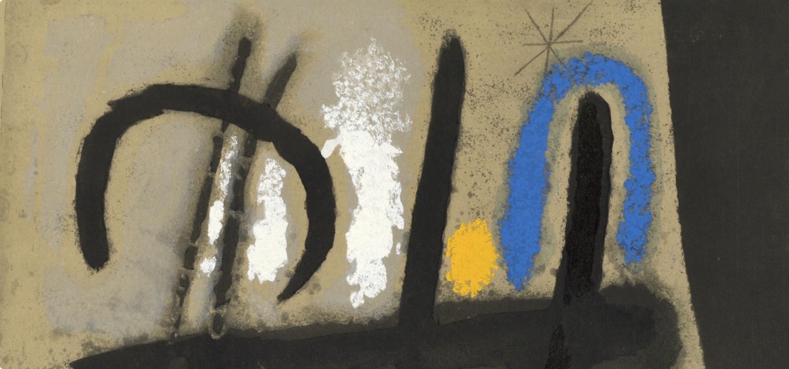 Joan Miro, Birds in a Landscape, from Cardboards 1959–1965, 1965 (after) - Print by Joan Miró