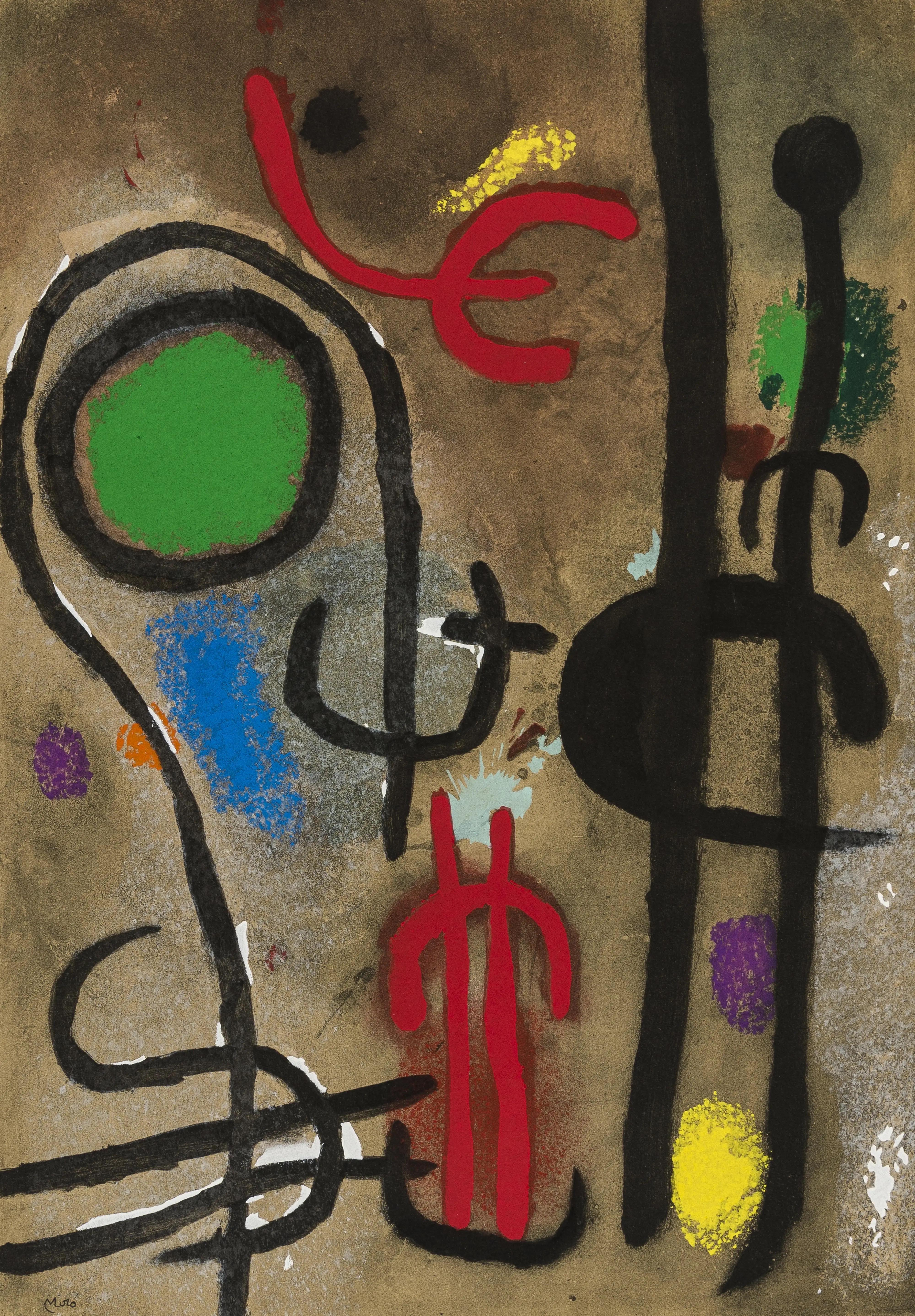 Joan Miro, Figures III, from Cardboards 1959–1965, 1965 (after)