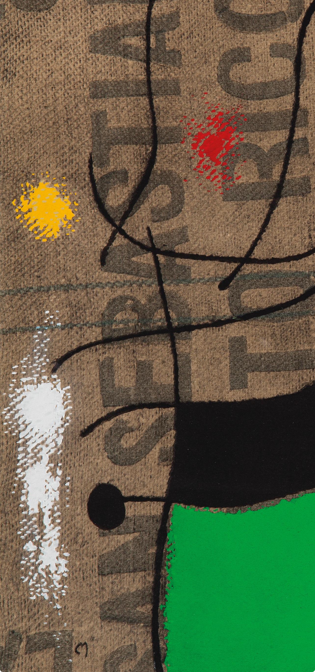 Joan Miro, Woman and Bird V/X, from Miro 1959–1960, 1961 (after) - Surrealist Print by Joan Miró