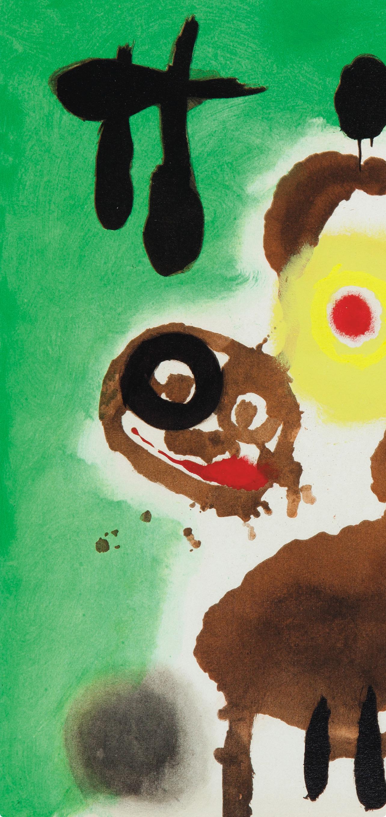 Joan Miro, Woman and Bird, from Miro 1959–1960, 1961 (after) - Surrealist Print by Joan Miró