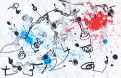 Miró, Série II: bleu et rouge (Cramer 69; Dupin 292; Mourlot 286-294) (dopo)