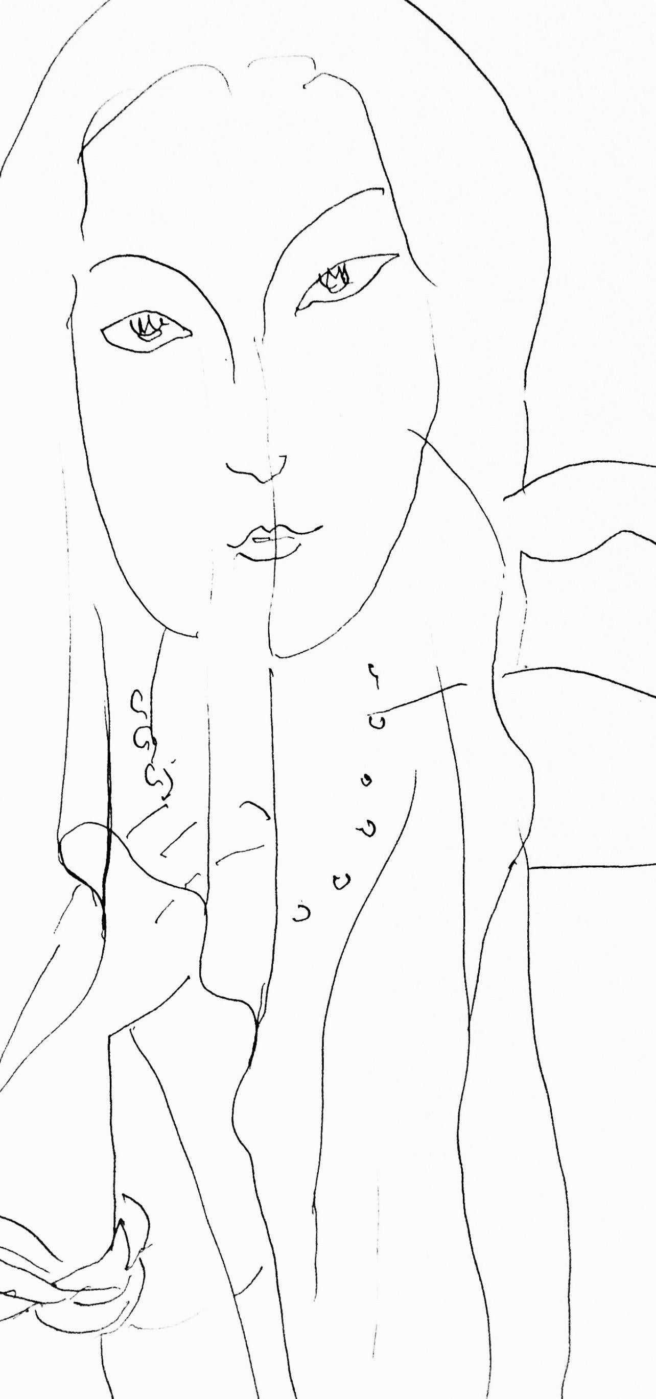 Henri Matisse, Series N, Var. 2, Drawings, Themes and Variations, 1943 (after) For Sale 1