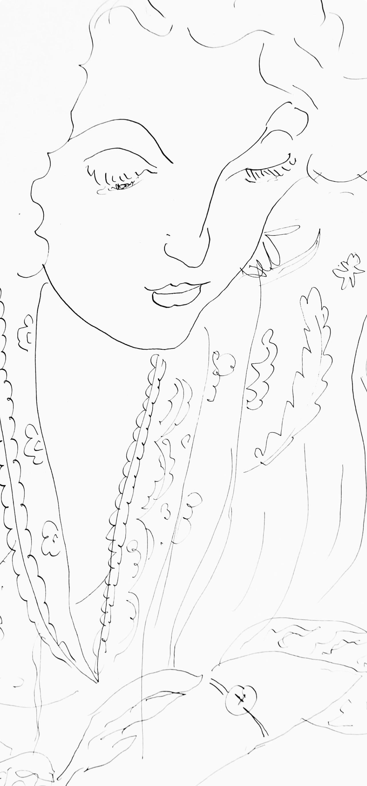 Henri Matisse, Series I, Var. 14, Drawings, Themes and Variations, 1943 (after) For Sale 1