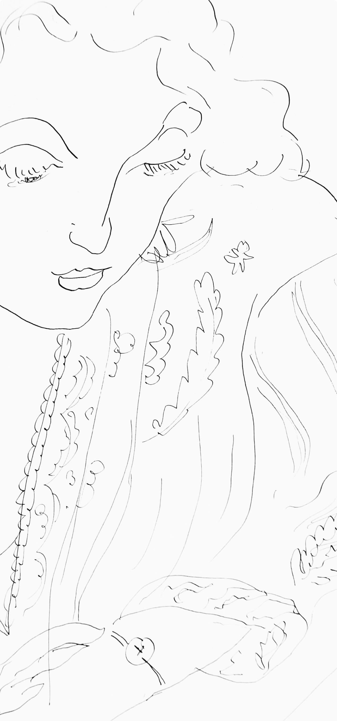 Henri Matisse, Series I, Var. 14, Drawings, Themes and Variations, 1943 (after) For Sale 3