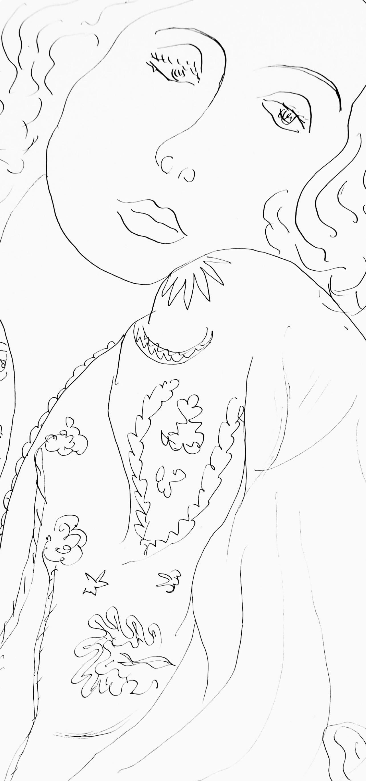 Henri Matisse, Series I, Var. 13, Drawings, Themes and Variations, 1943 (after) For Sale 1