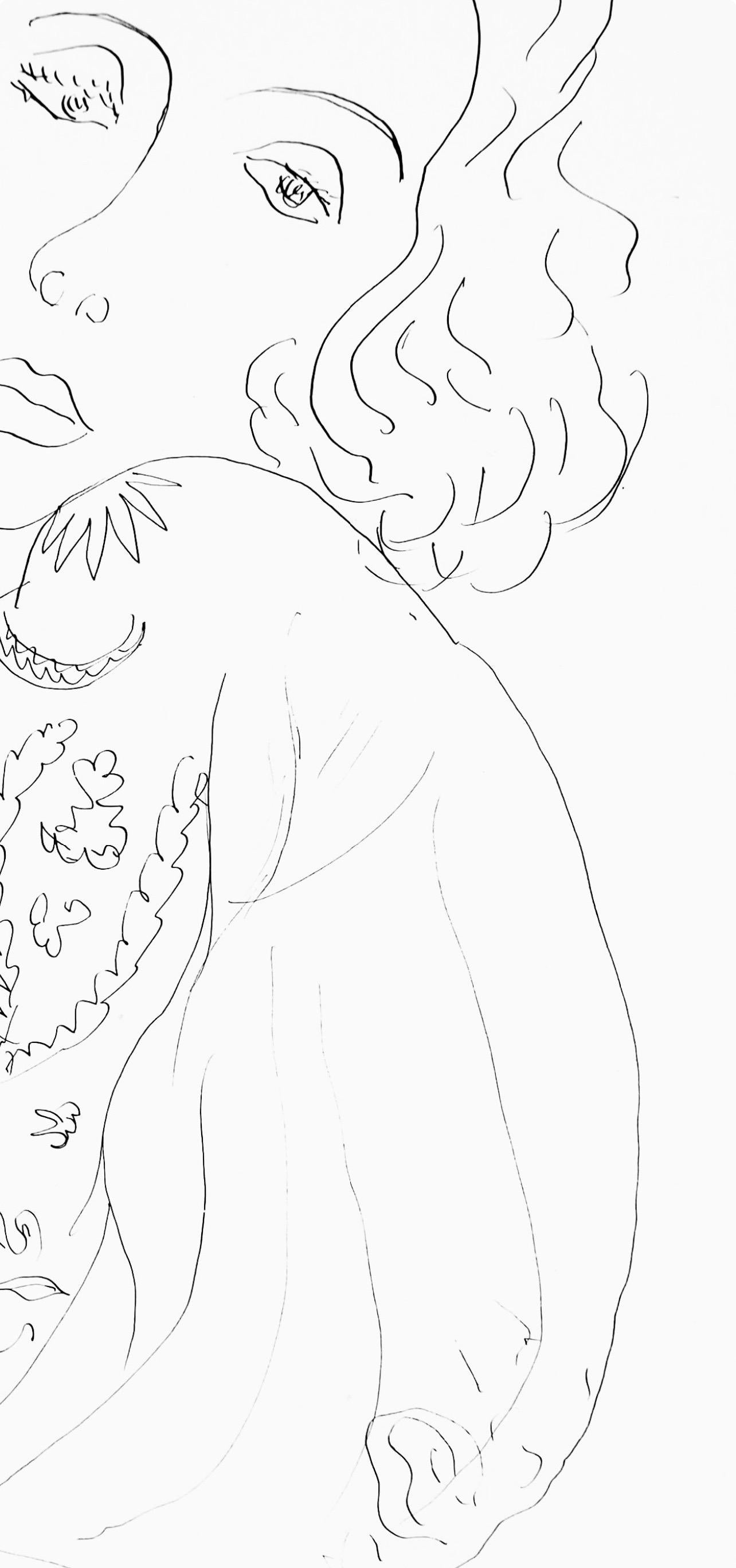 Henri Matisse, Series I, Var. 13, Drawings, Themes and Variations, 1943 (after) For Sale 3