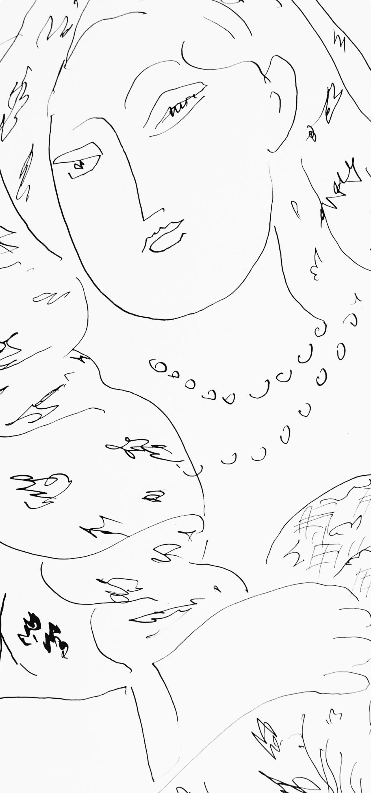 Henri Matisse, Series K, Var. 6, Drawings, Themes and Variations, 1943 (after) For Sale 2