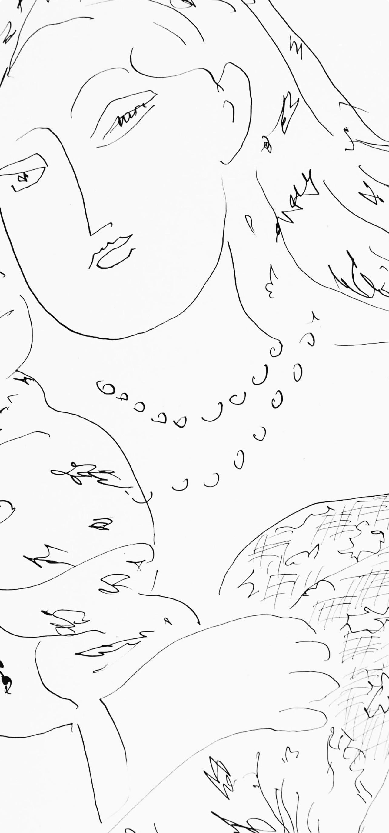 Henri Matisse, Series K, Var. 6, Drawings, Themes and Variations, 1943 (after) For Sale 1