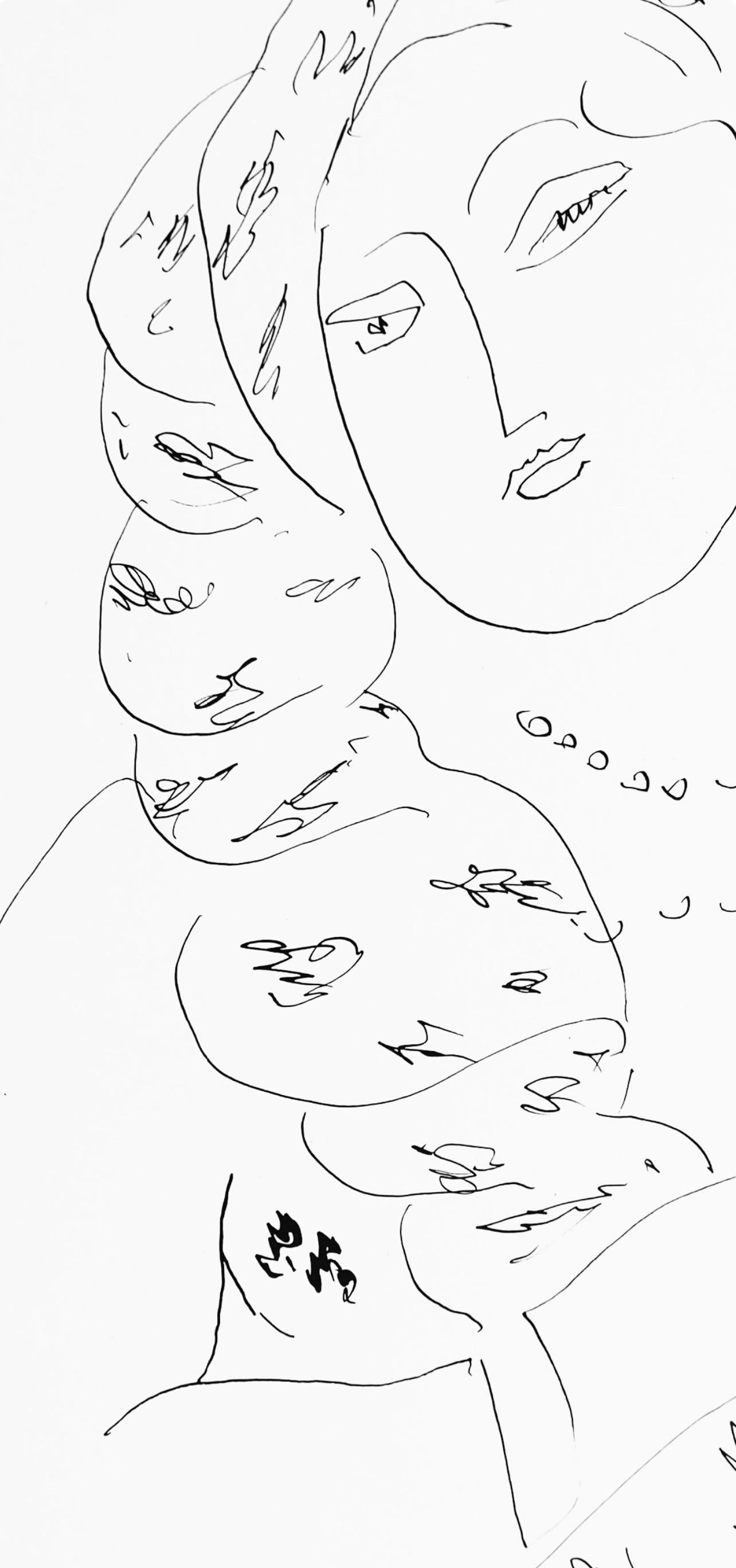 Henri Matisse, Series K, Var. 6, Drawings, Themes and Variations, 1943 (after) For Sale 3