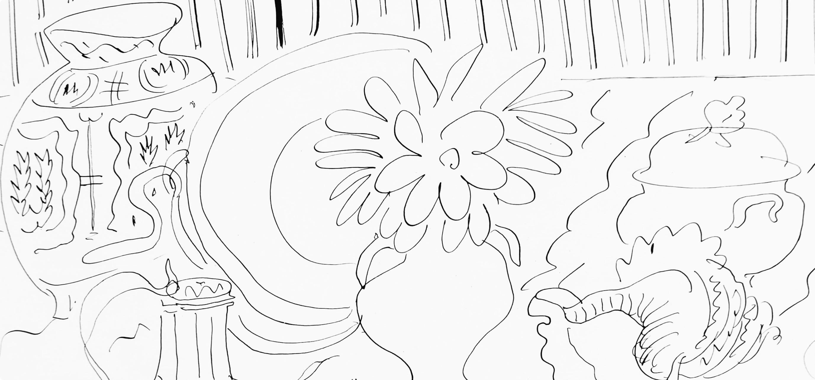 Henri Matisse, Series G, Var. 2, Drawings, Themes and Variations, 1943 (after) For Sale 1