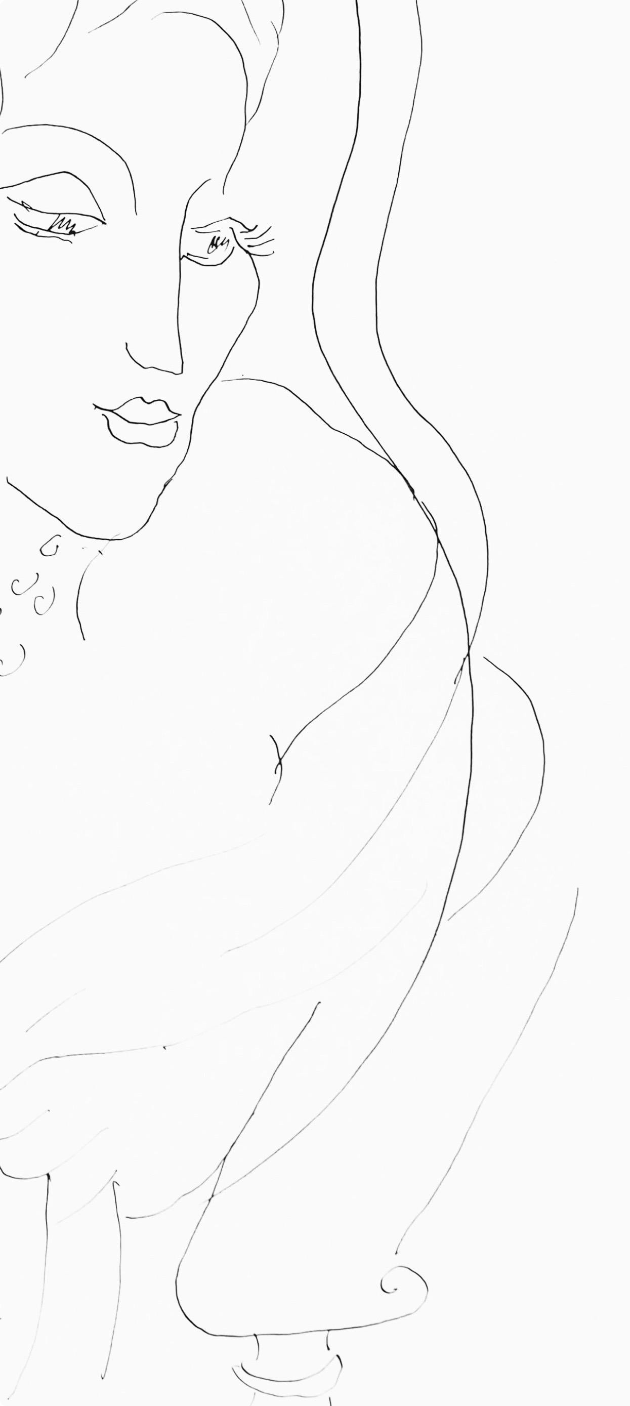 Henri Matisse, Series K, Var. 4, Drawings, Themes and Variations, 1943 (after) For Sale 3