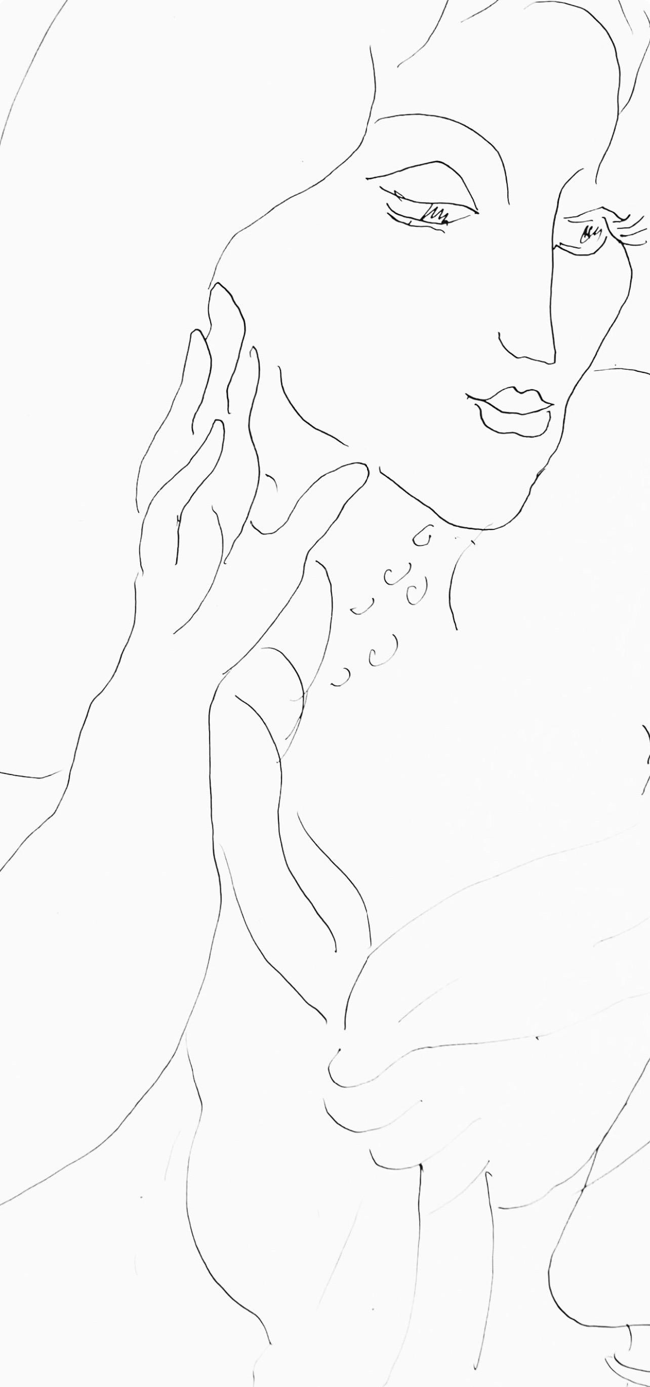 Henri Matisse, Series K, Var. 4, Drawings, Themes and Variations, 1943 (after) For Sale 2