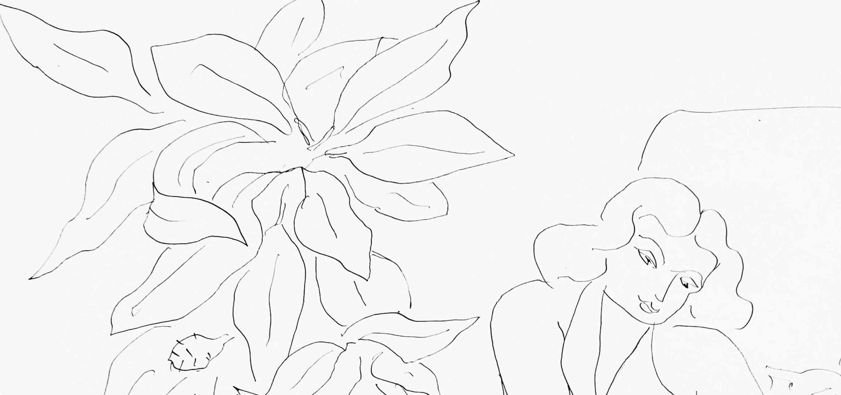 Henri Matisse, Series E, Var. 11, Drawings, Themes and Variations, 1943 (after) For Sale 2