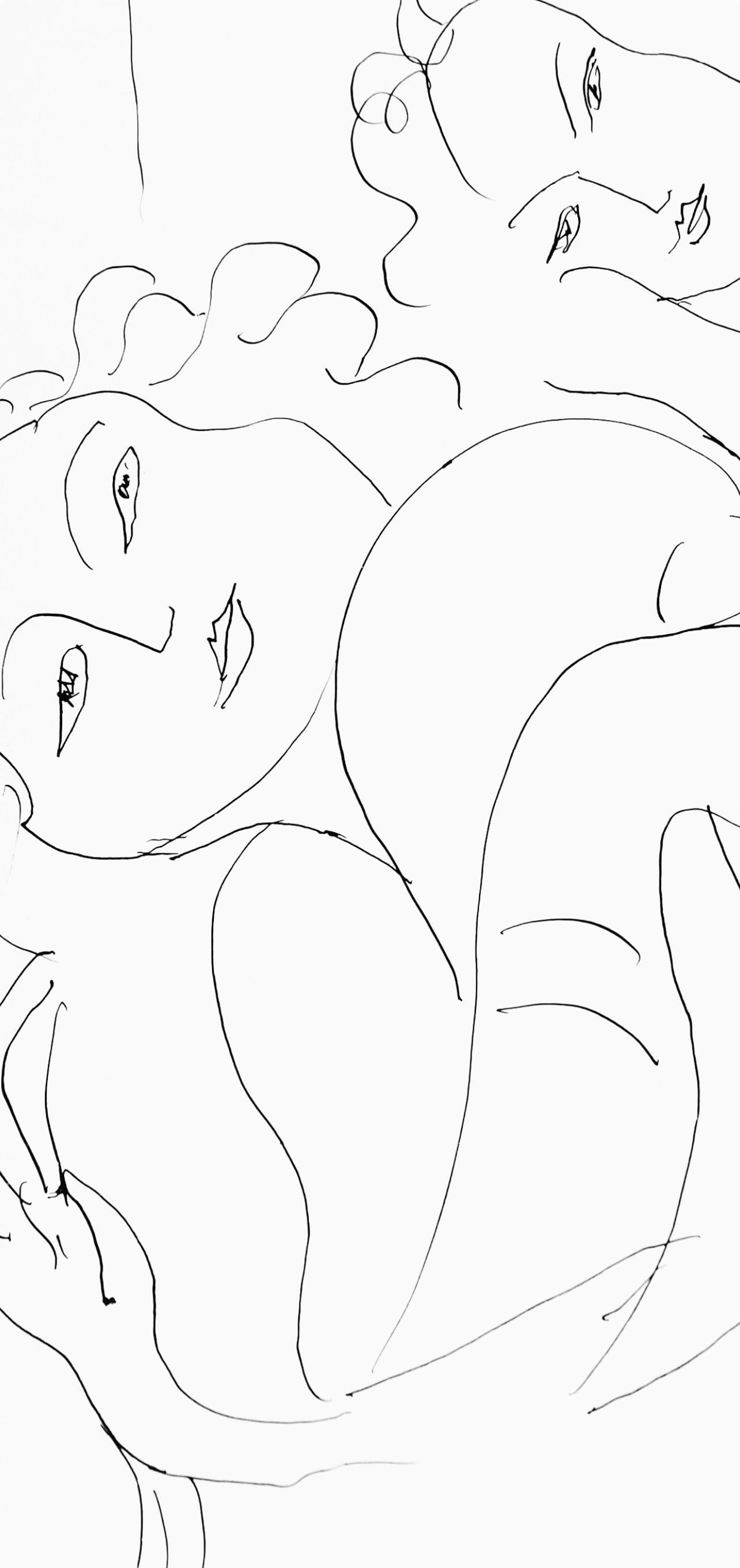 Henri Matisse, Series F, Var. 5, Drawings, Themes and Variations, 1943 (after) For Sale 1