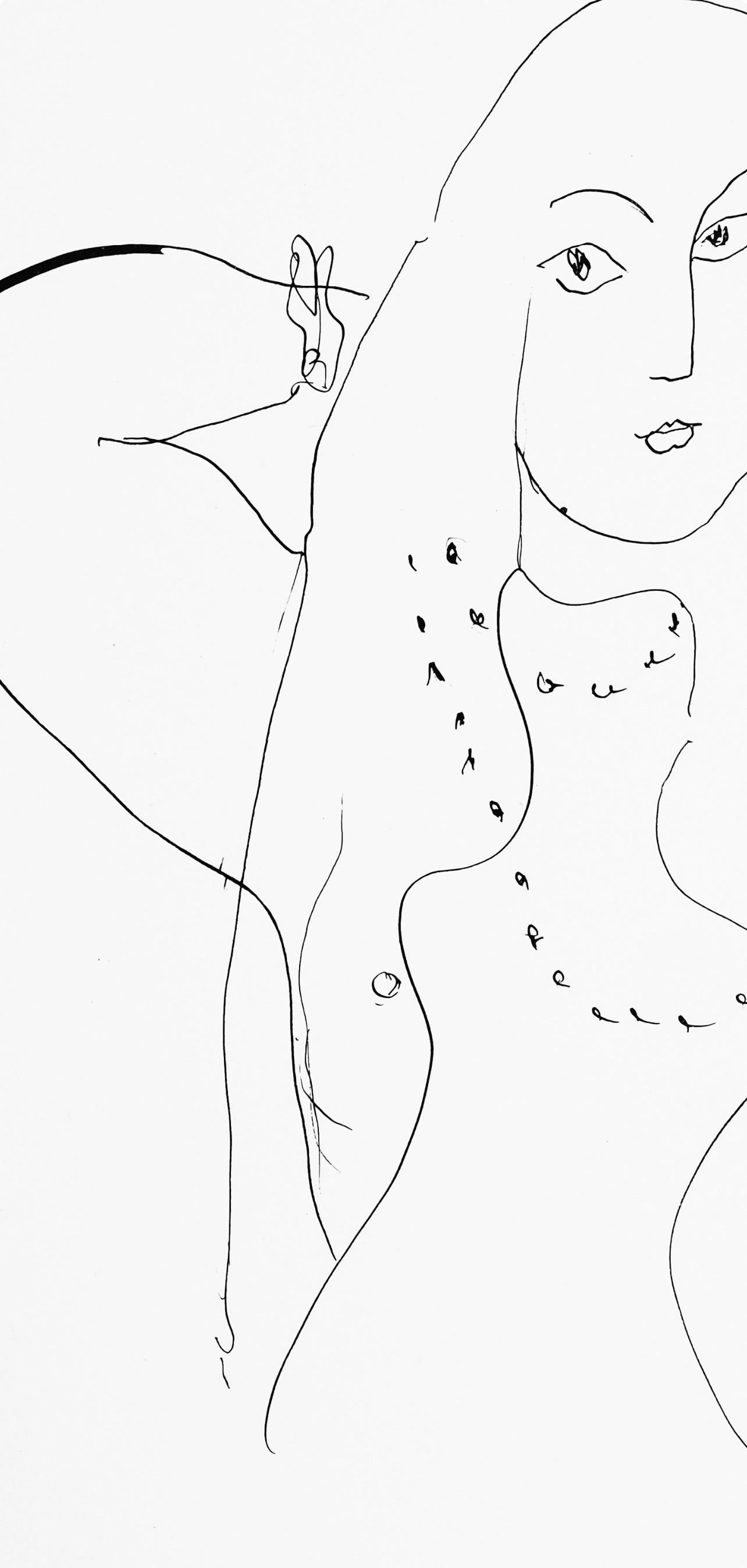 Henri Matisse, Series N, Var. 4, Drawings, Themes and Variations, 1943 (after) For Sale 2