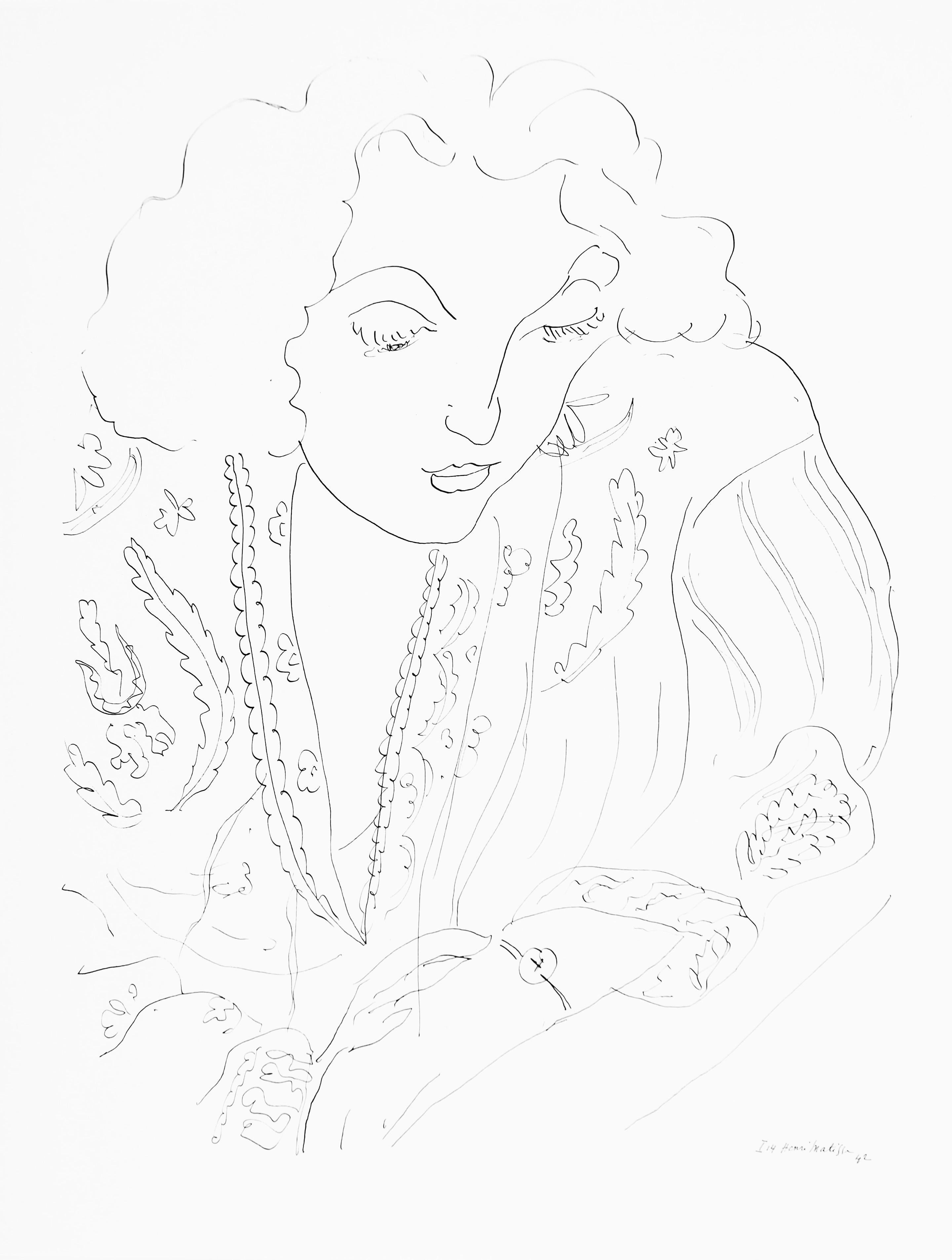 Henri Matisse, Series I, Var. 14, Drawings, Themes and Variations, 1943 (after)