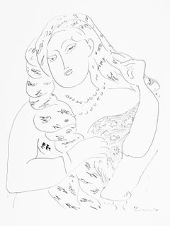 Henri Matisse, Series K, Var. 6, Drawings, Themes and Variations, 1943 (after)