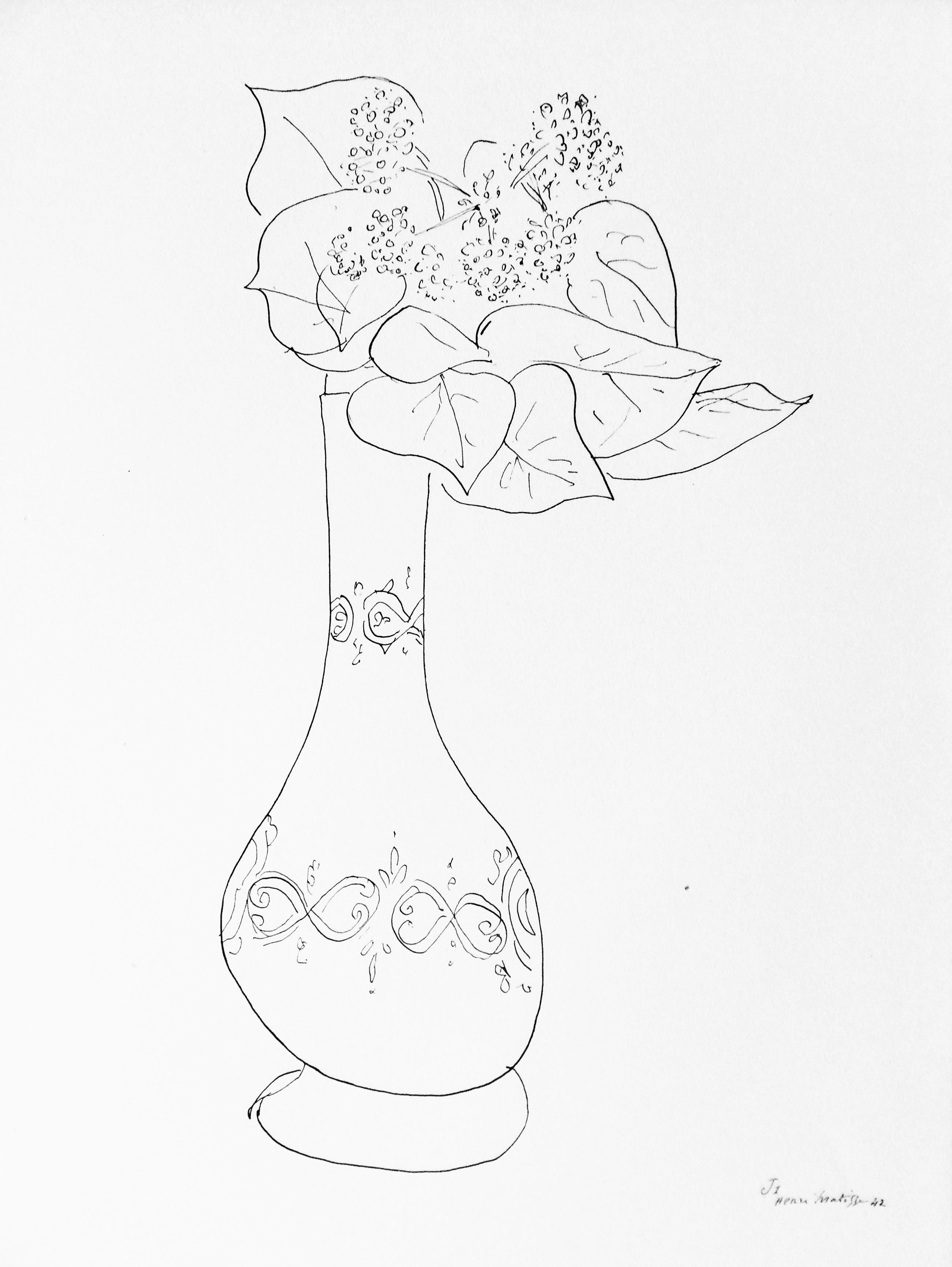 Henri Matisse, Series J, Var. 1, Drawings, Themes and Variations, 1943 (after)