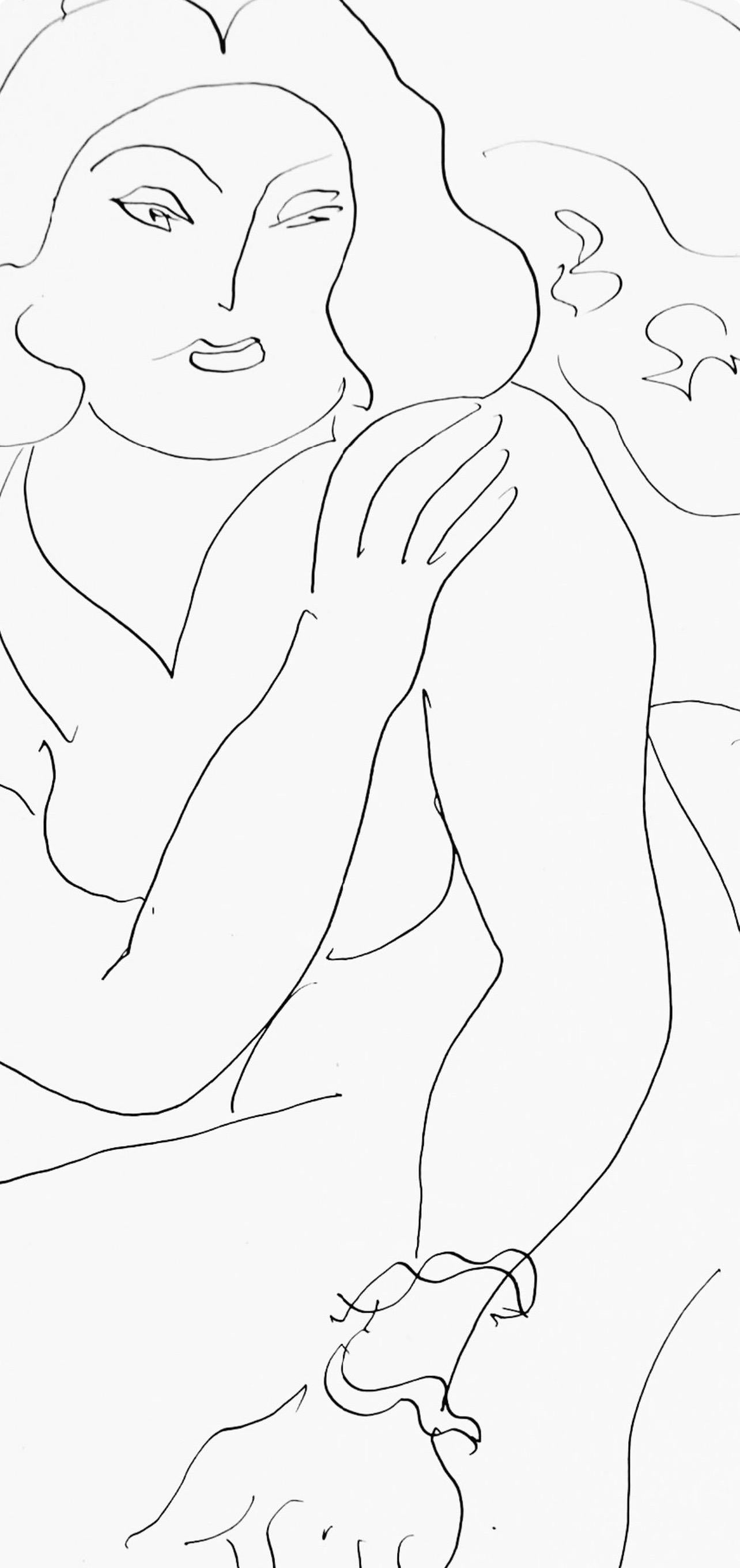 Henri Matisse, Series E, Var. 10, Drawings, Themes and Variations, 1943 (after) For Sale 1