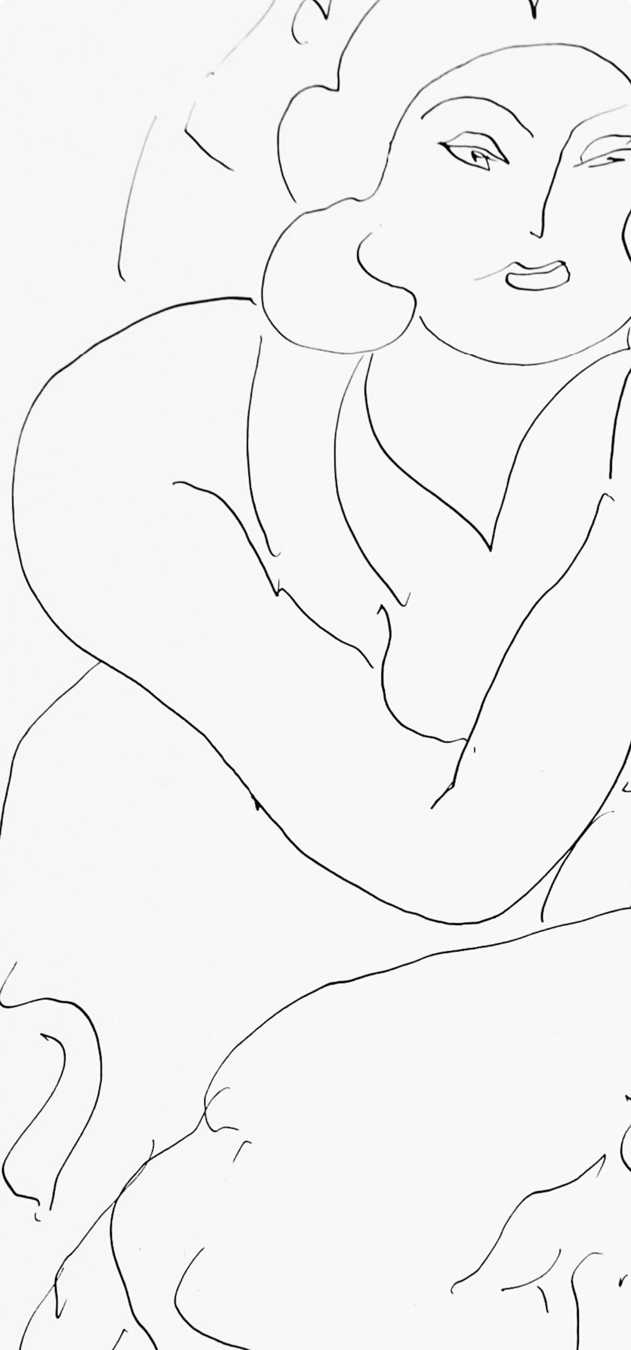 Henri Matisse, Series E, Var. 10, Drawings, Themes and Variations, 1943 (after) For Sale 3