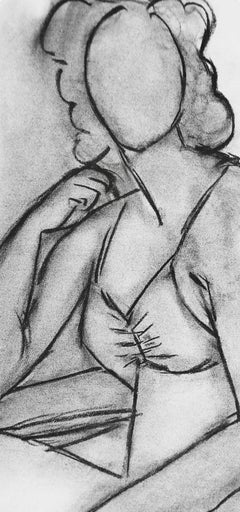 Matisse, Série P, var. 1 (Duthuit 9), Dessins, Thèmes et variations (d'après)