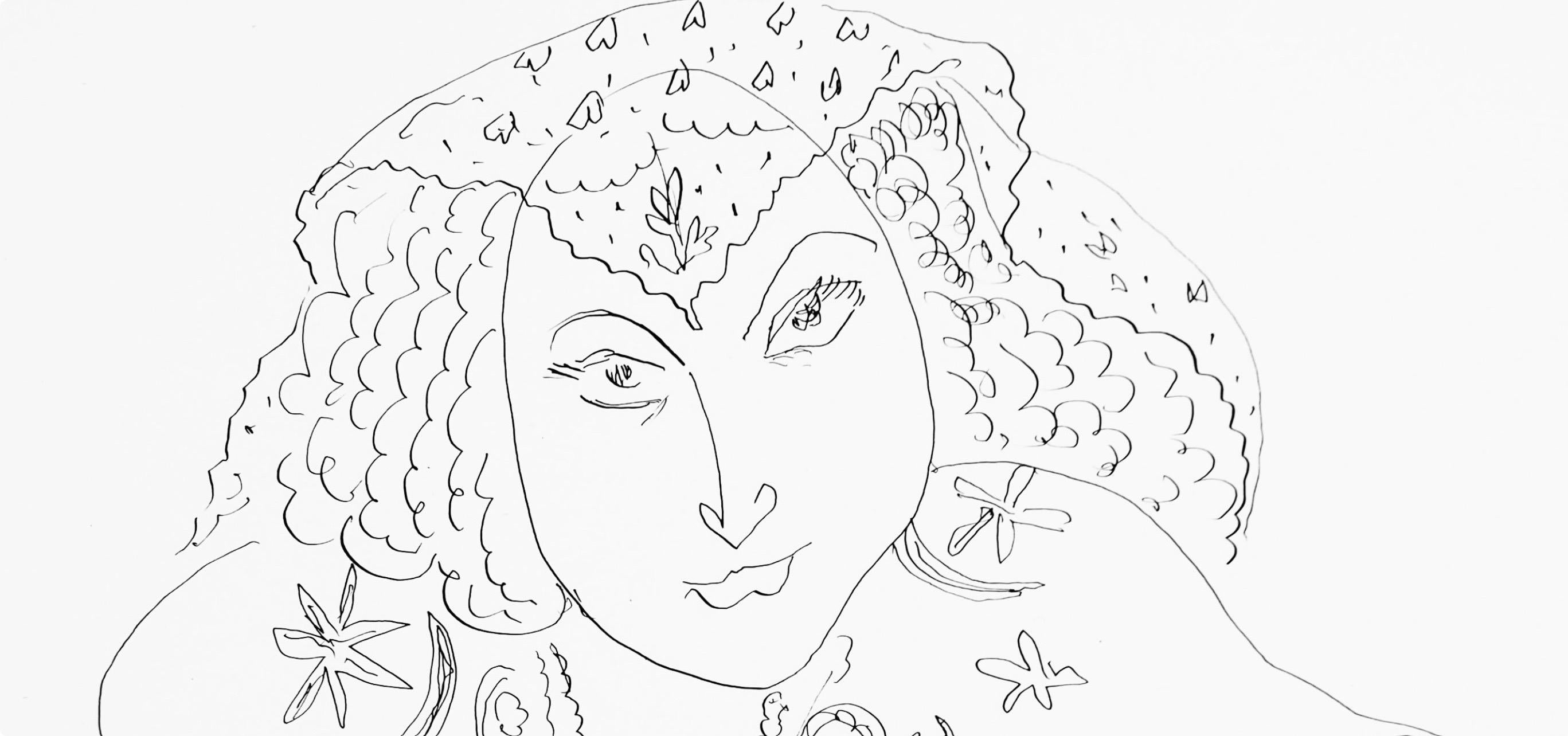 Henri Matisse, Series I, Var. 7, Drawings, Themes and Variations, 1943 (after) For Sale 1