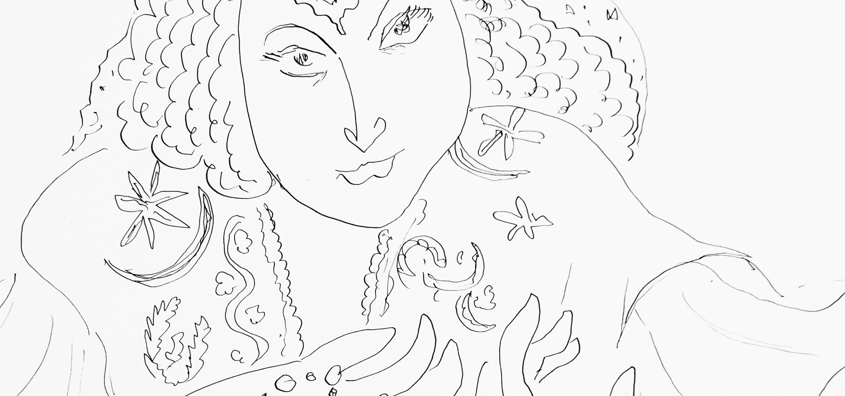 Henri Matisse, Series I, Var. 7, Drawings, Themes and Variations, 1943 (after) For Sale 3